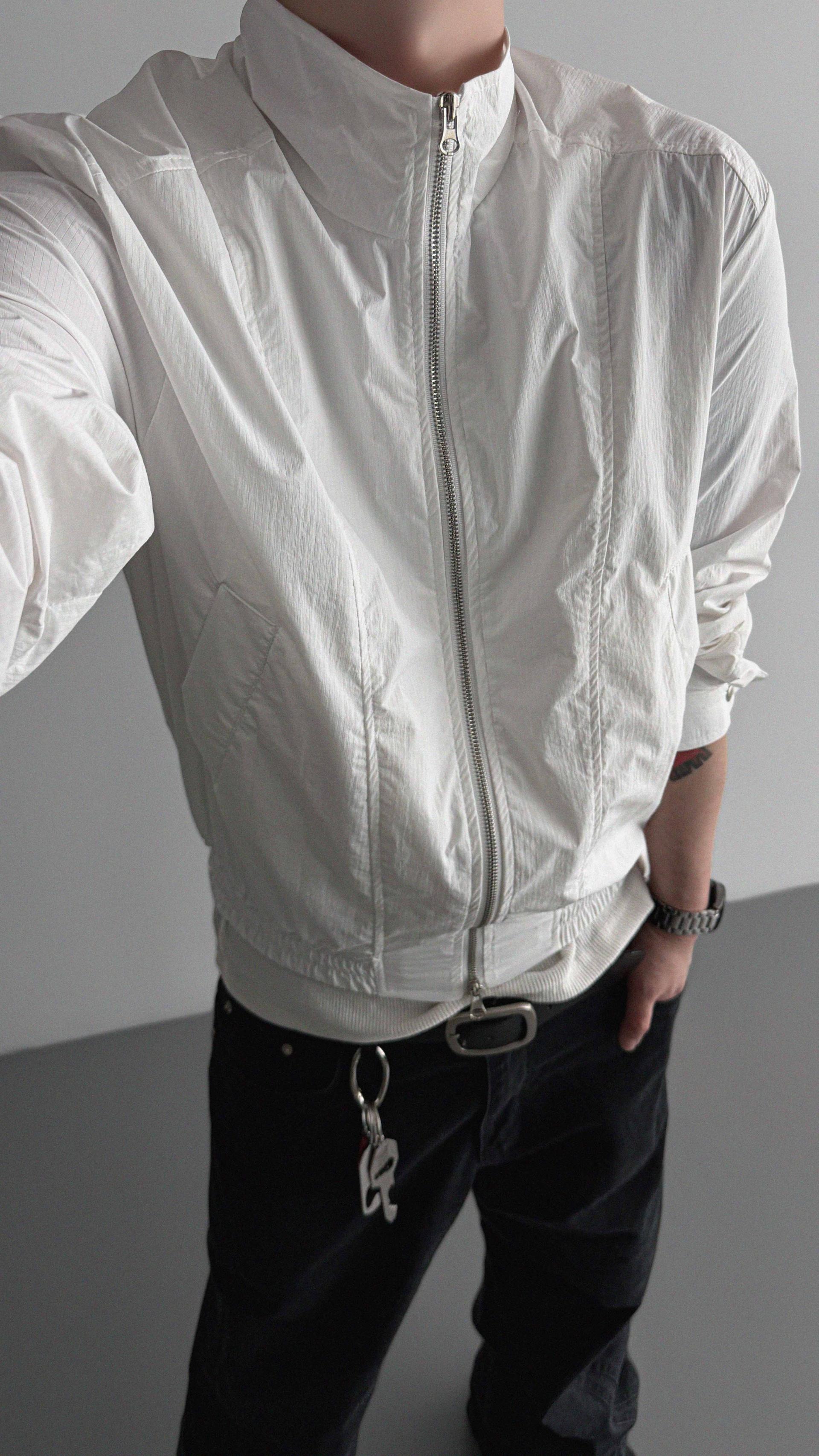 Summer nylon crop jacket