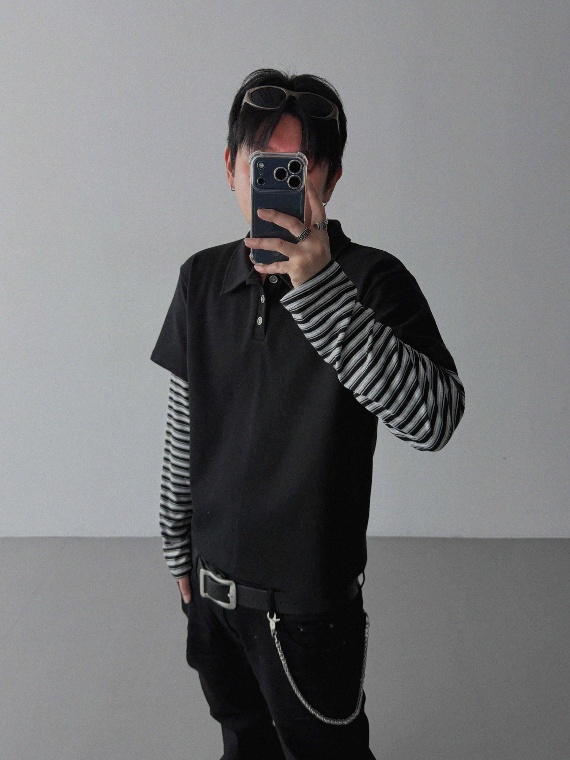 Shadow layered crop PK t