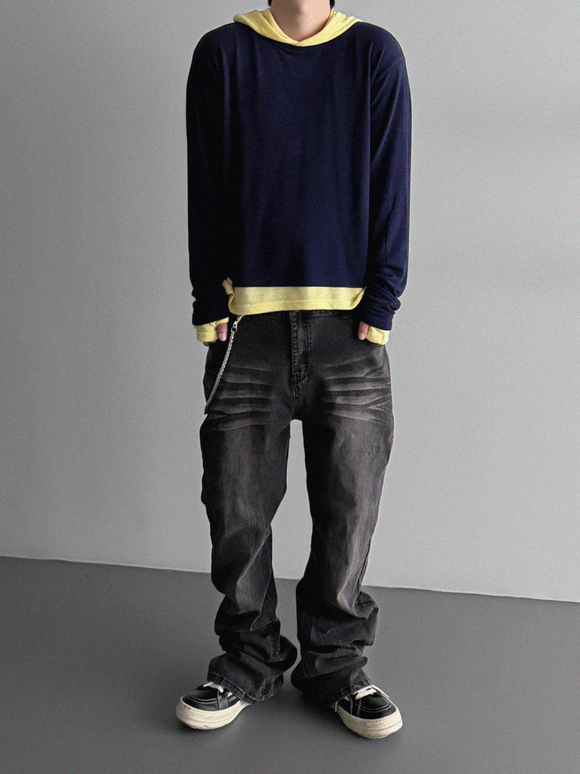 Index layered warmer hood t