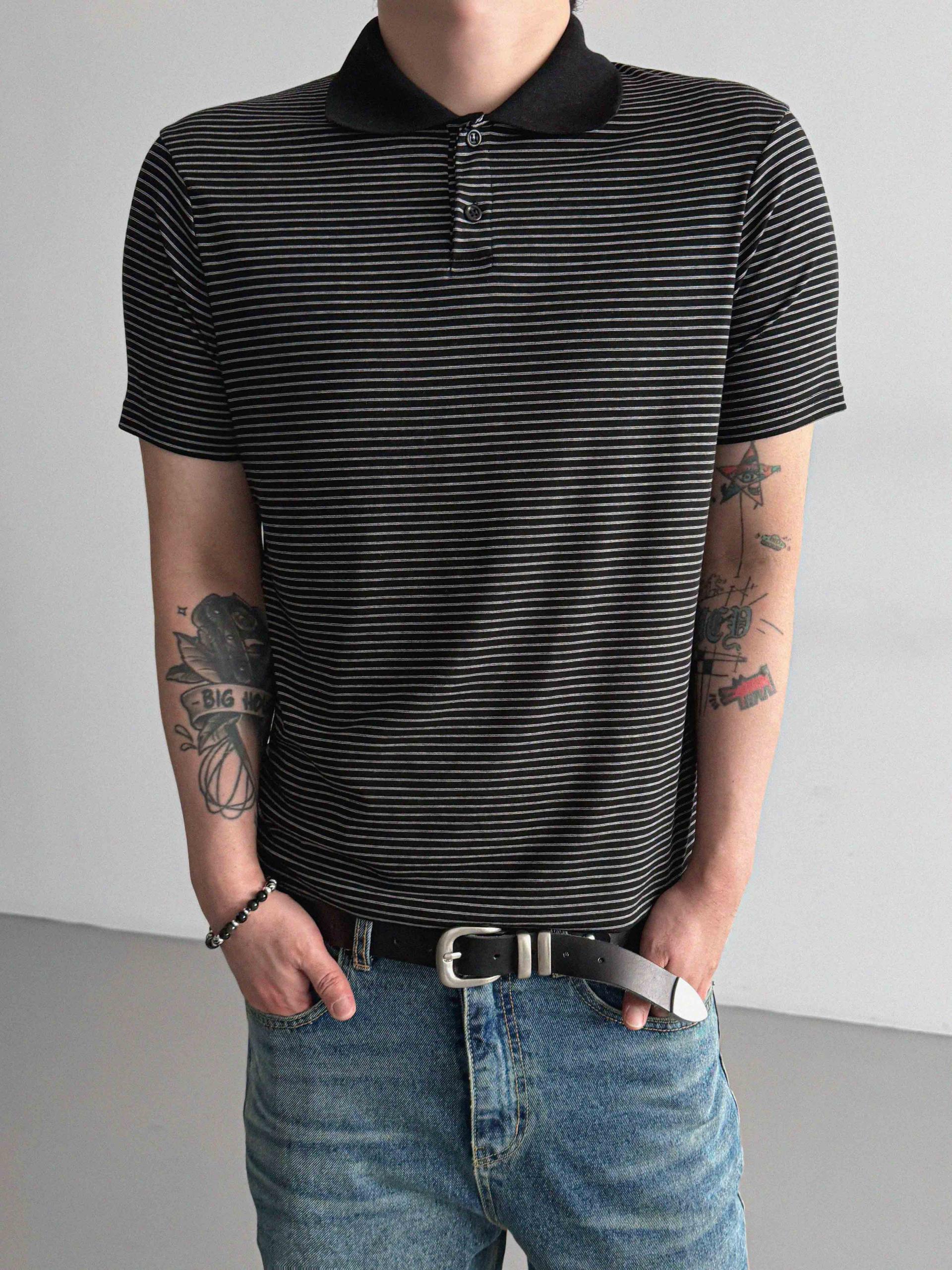 Cult collar half t