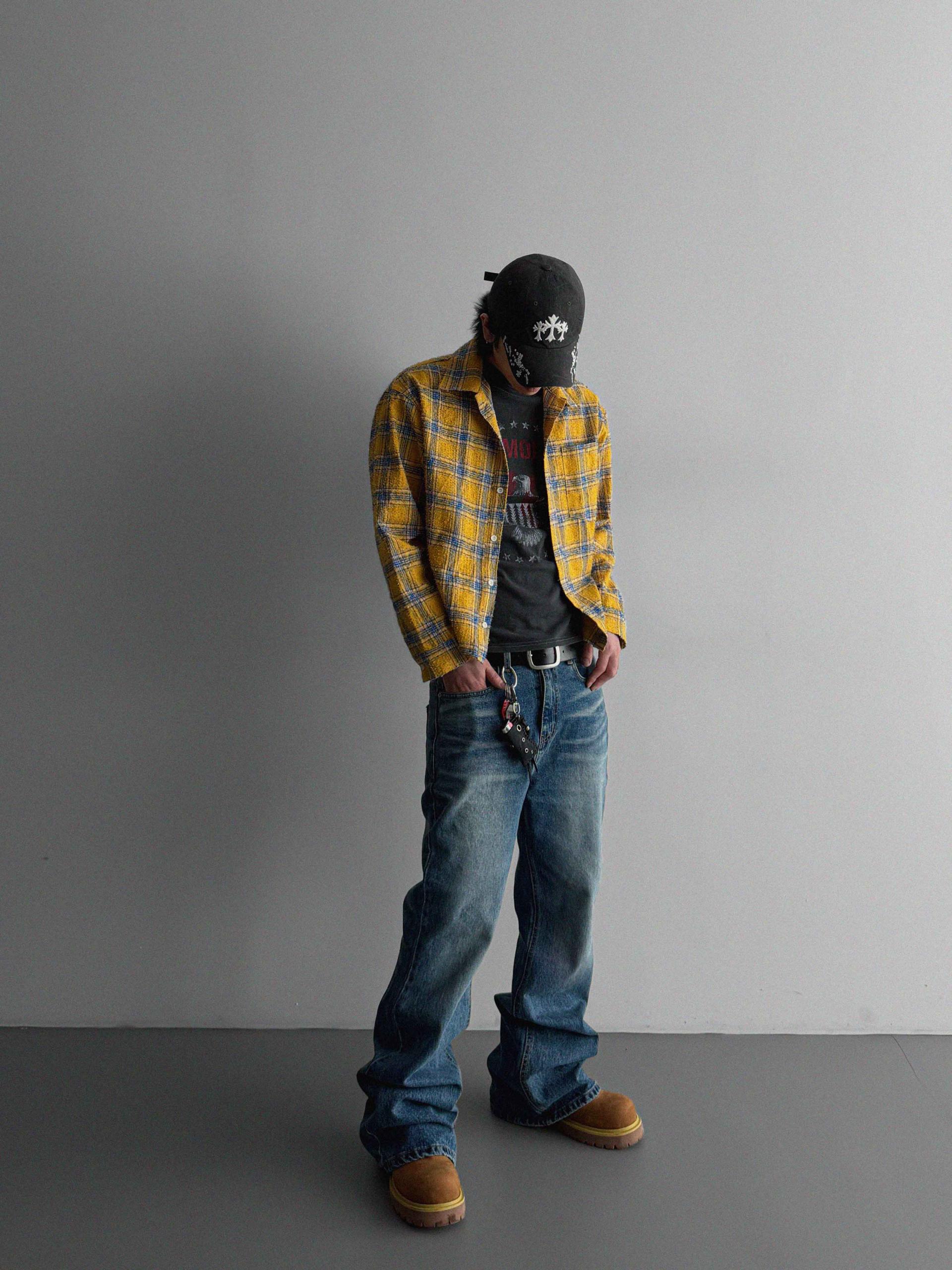 Nova crop check shirt
