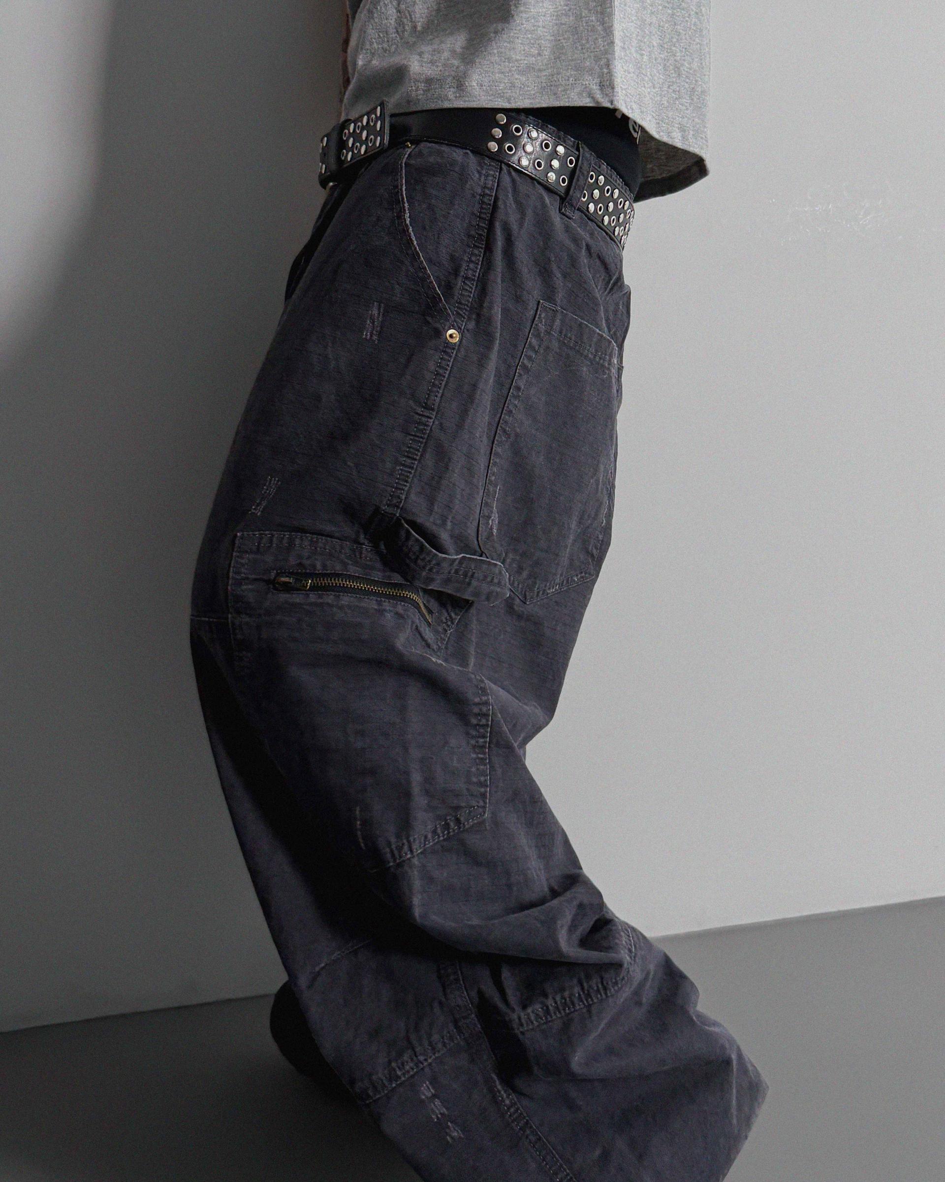 Vintage wide work pants