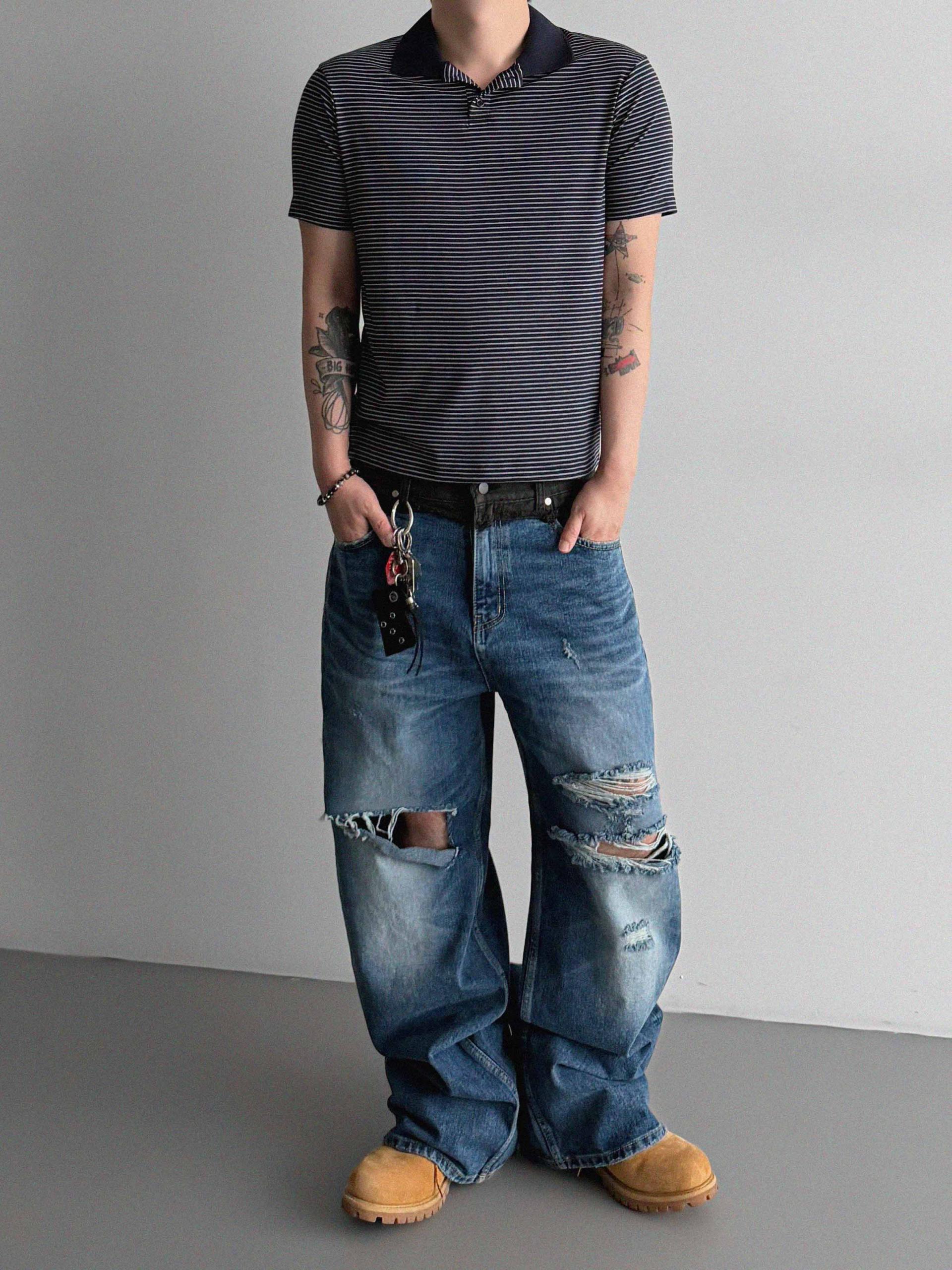 Cult collar half t