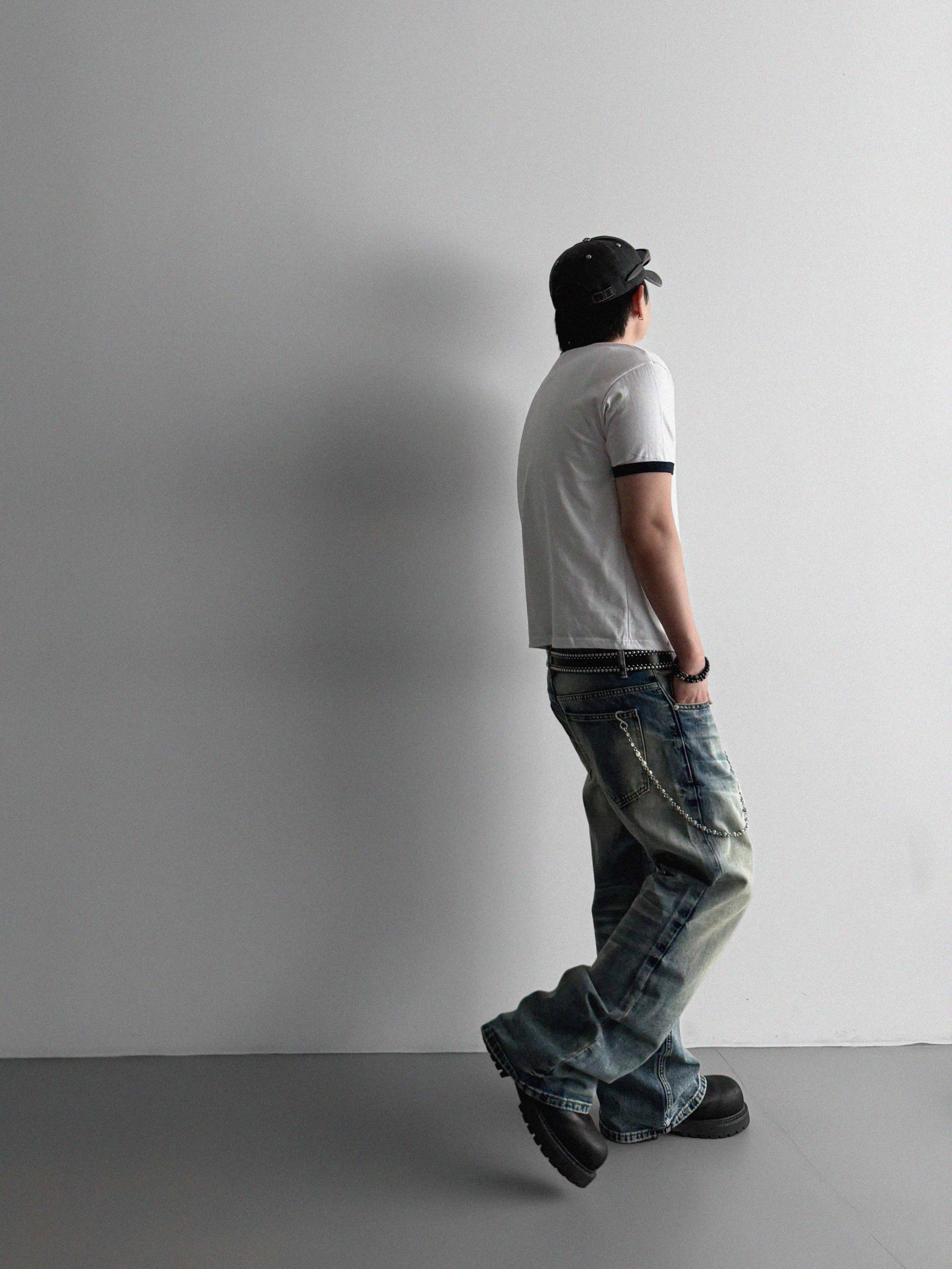 Rugby ringer muscle crop half t