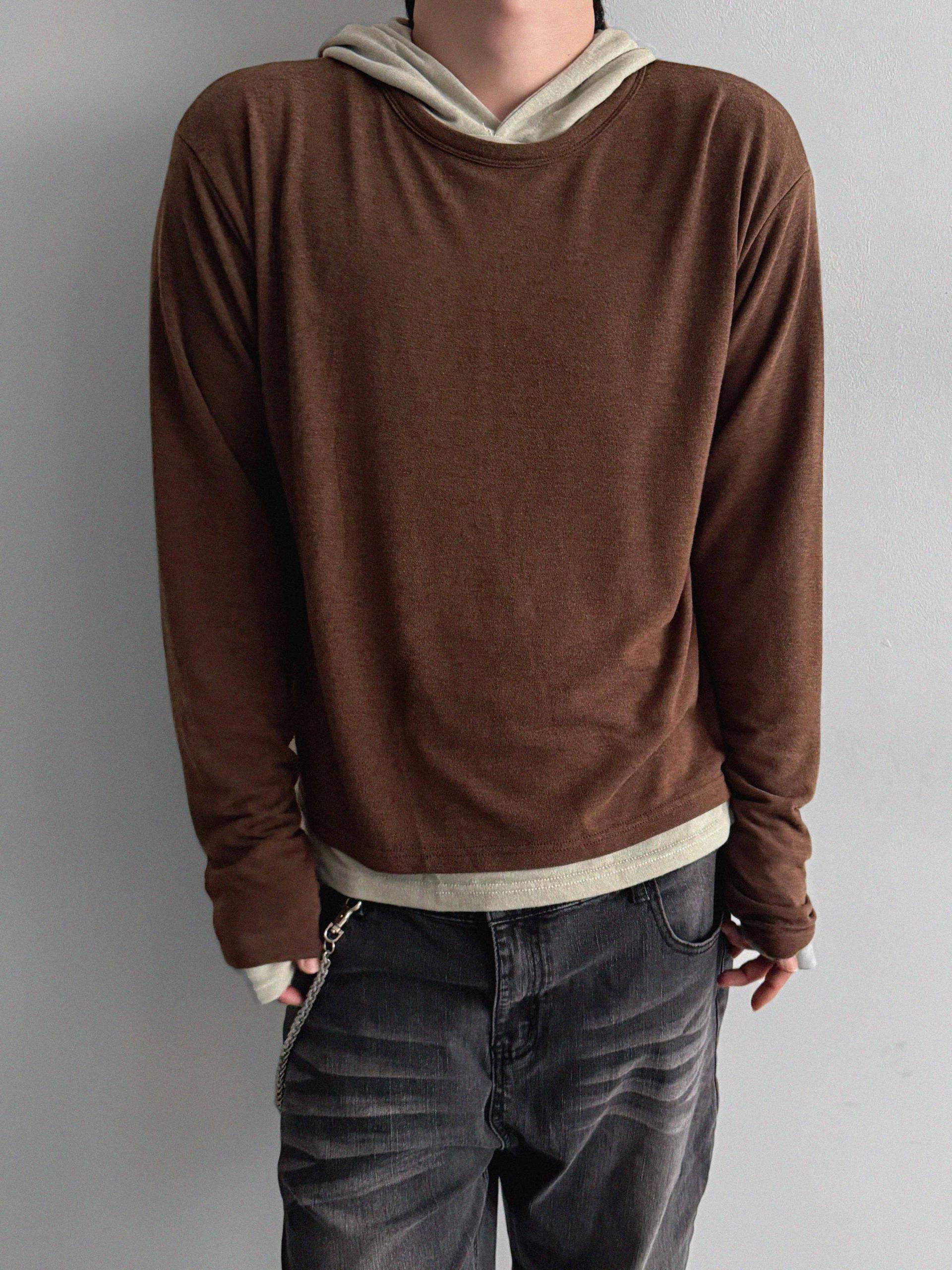 Index layered warmer hood t