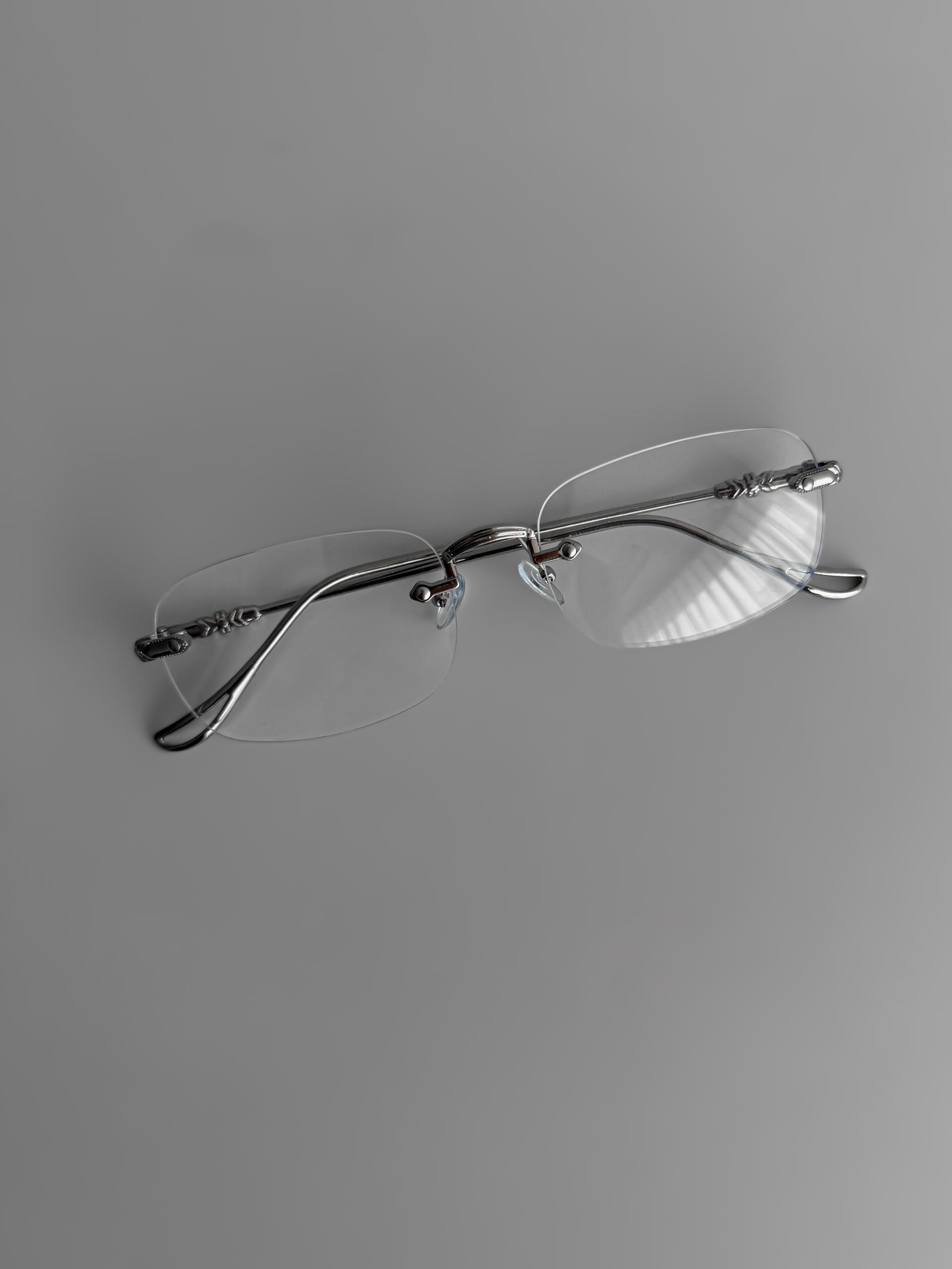 Viper metal rimless glasses