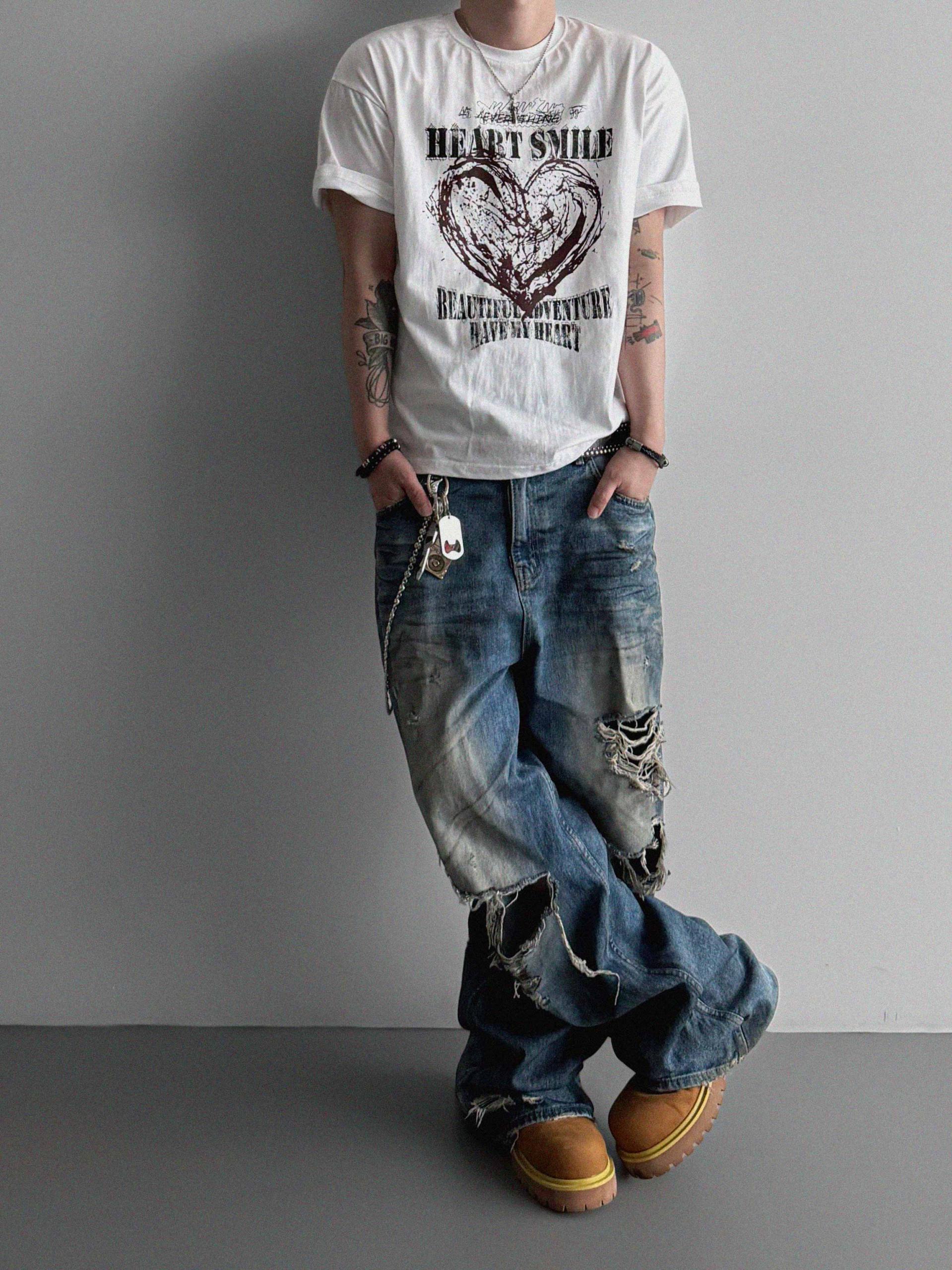 Gore heart half t