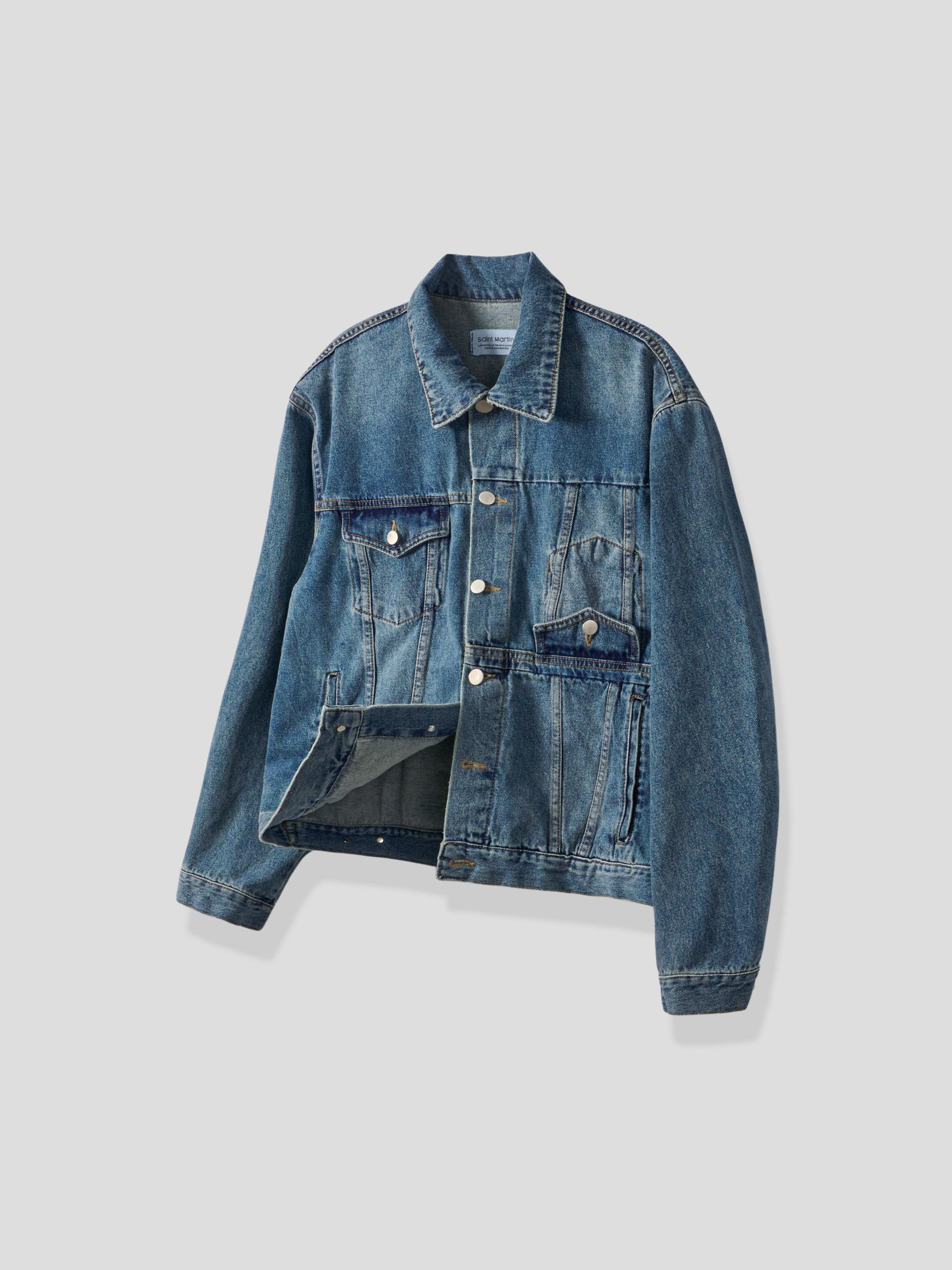 Mabel reverse crop denim jacket