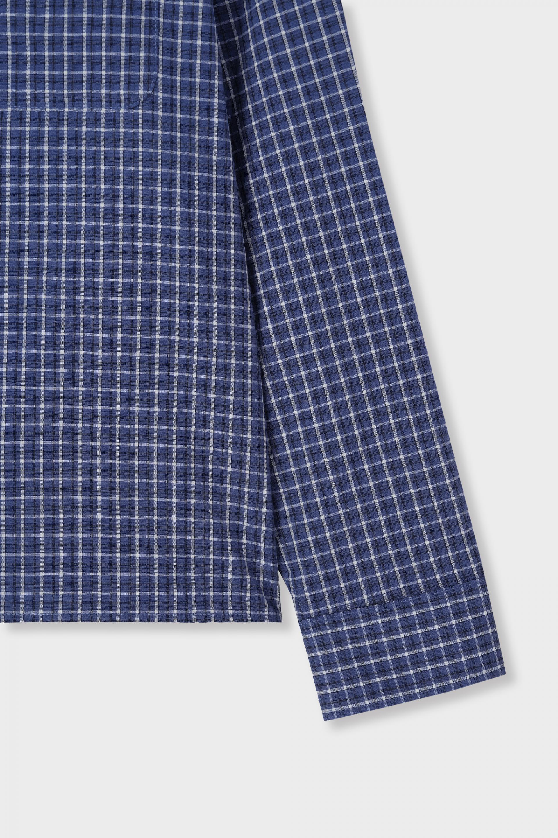 Deli semi crop check shirt