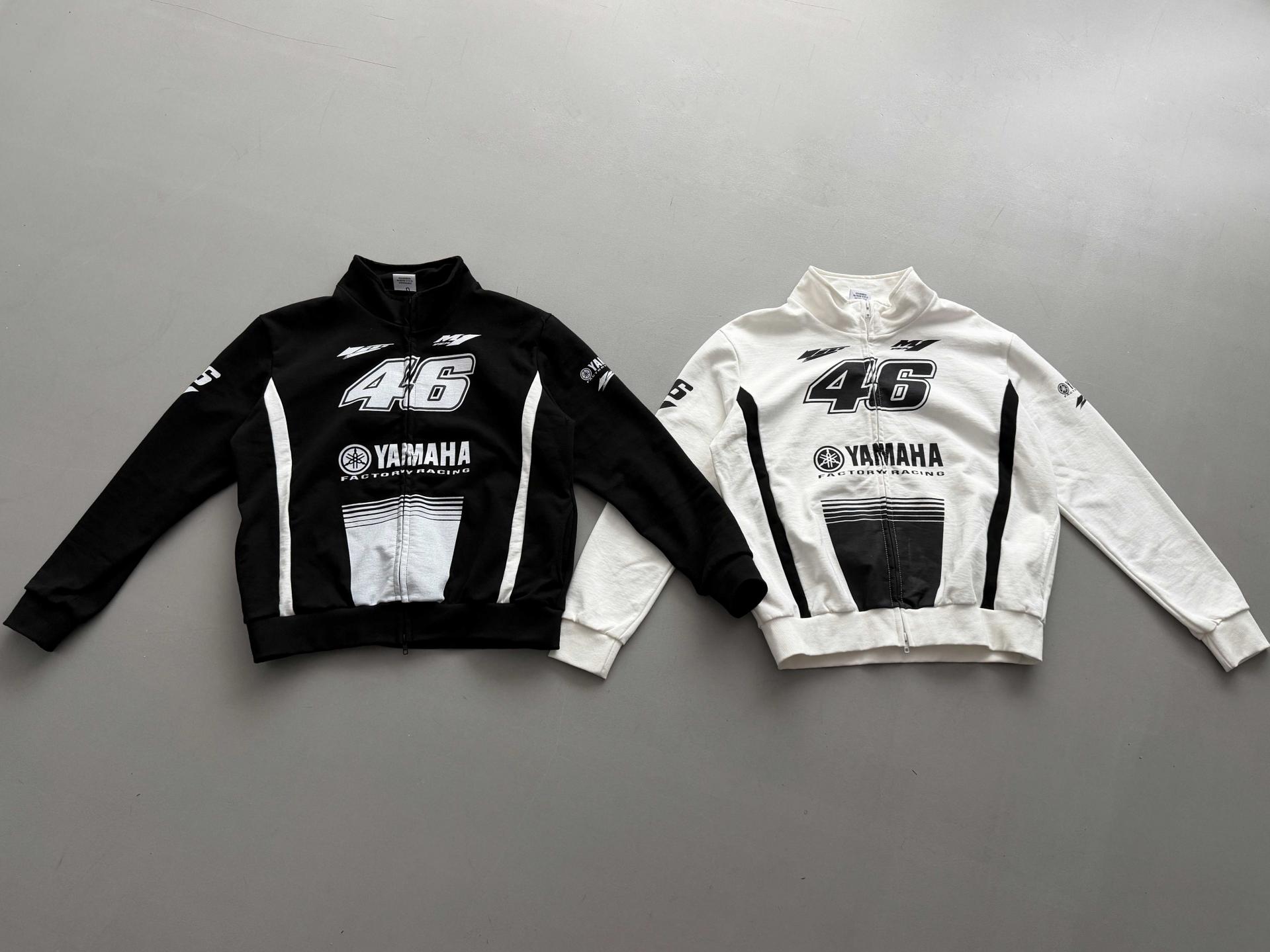 Racing print zip-up