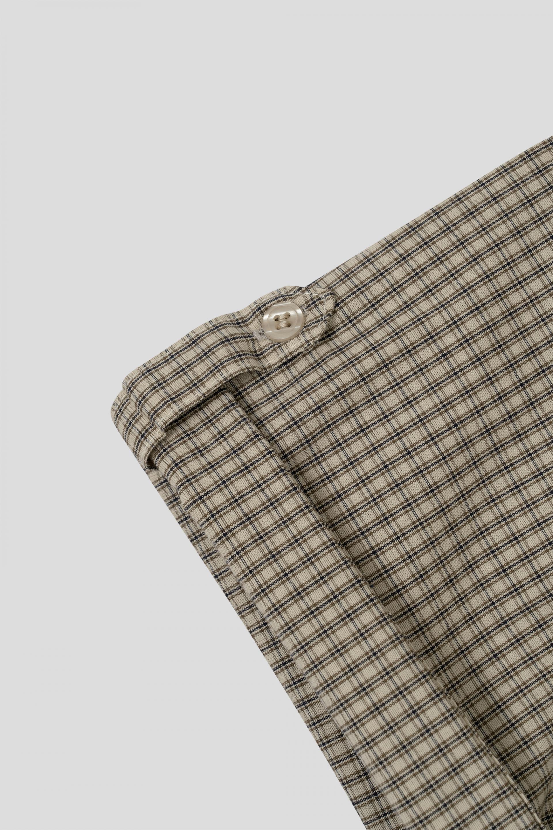 Fireman crop check half shirt