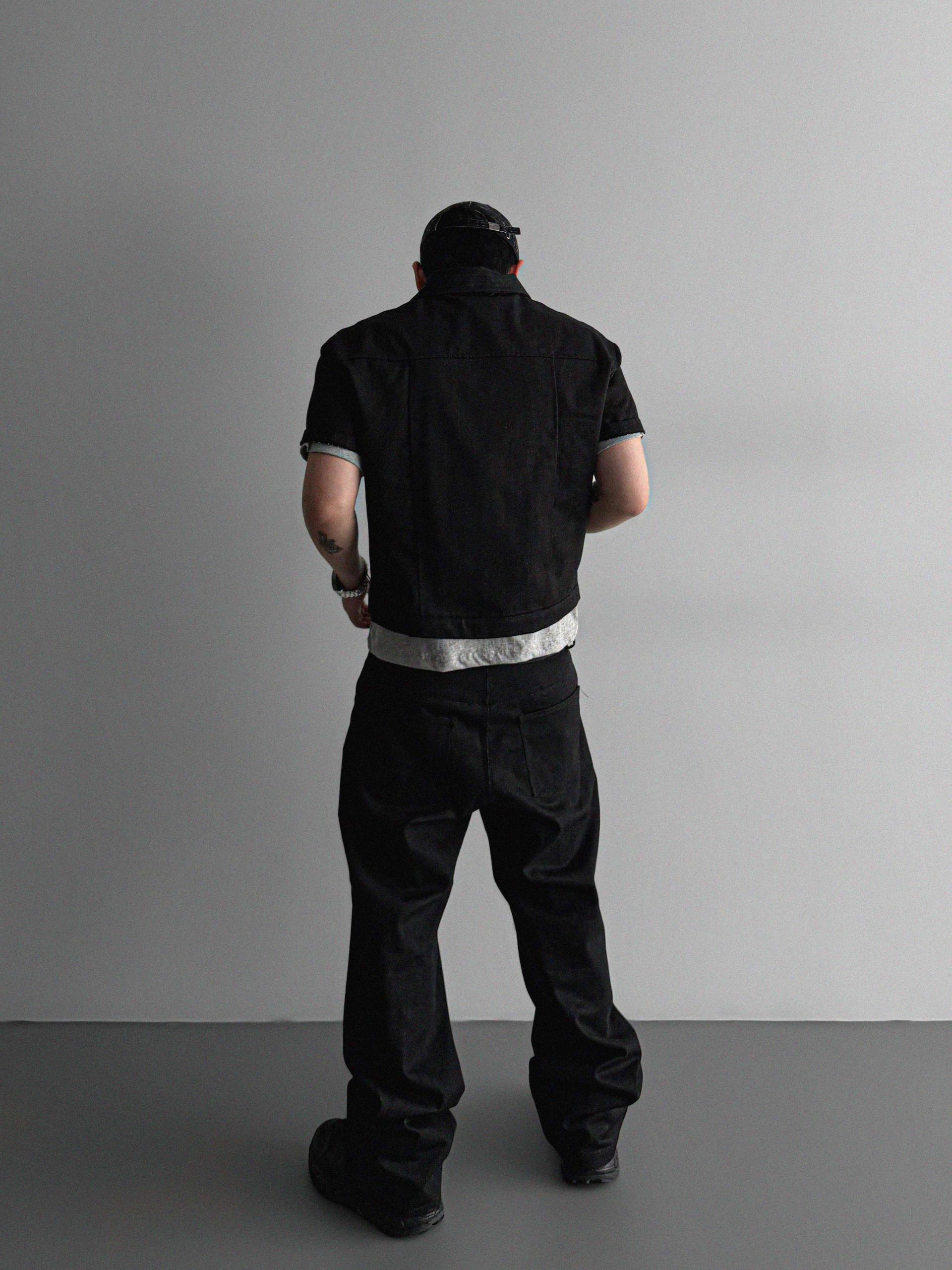 Core non fade crop half jacket