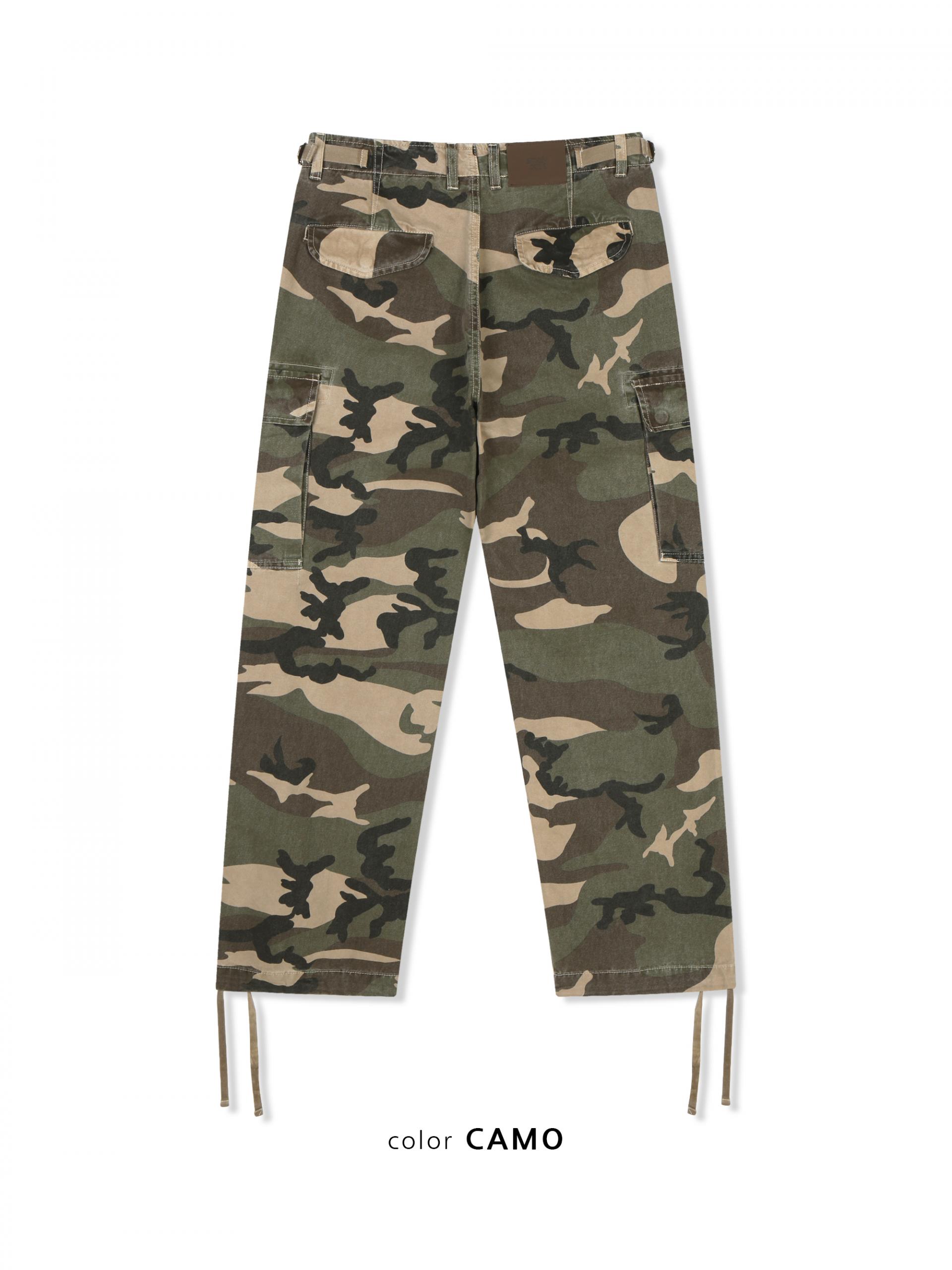 Works camo saging cargo pants