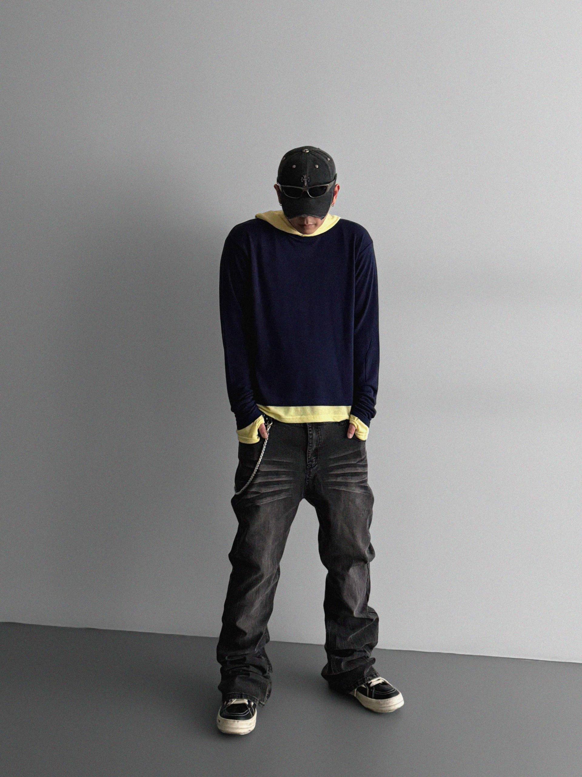 Index layered warmer hood t