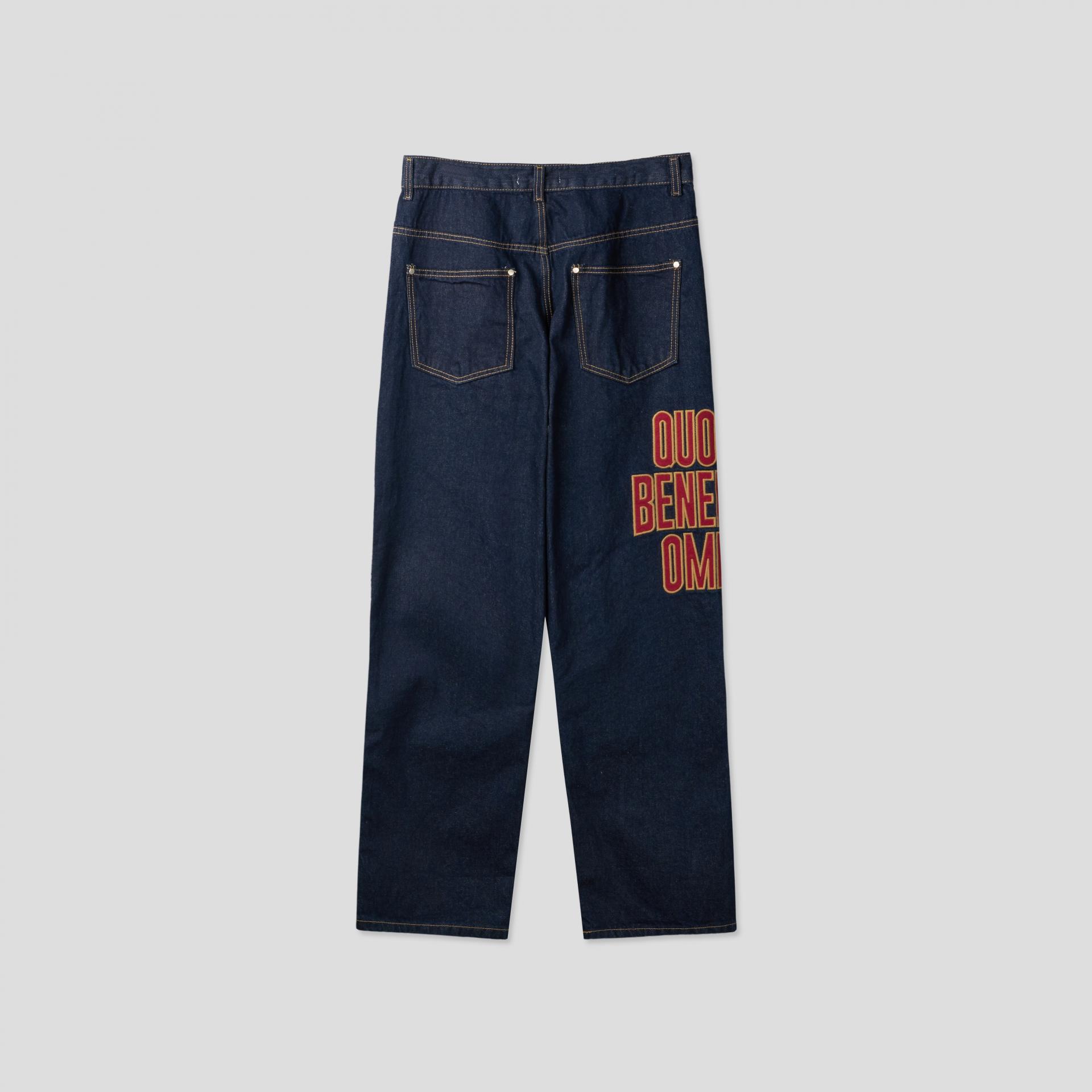 Faber embroidered Baggy jeans