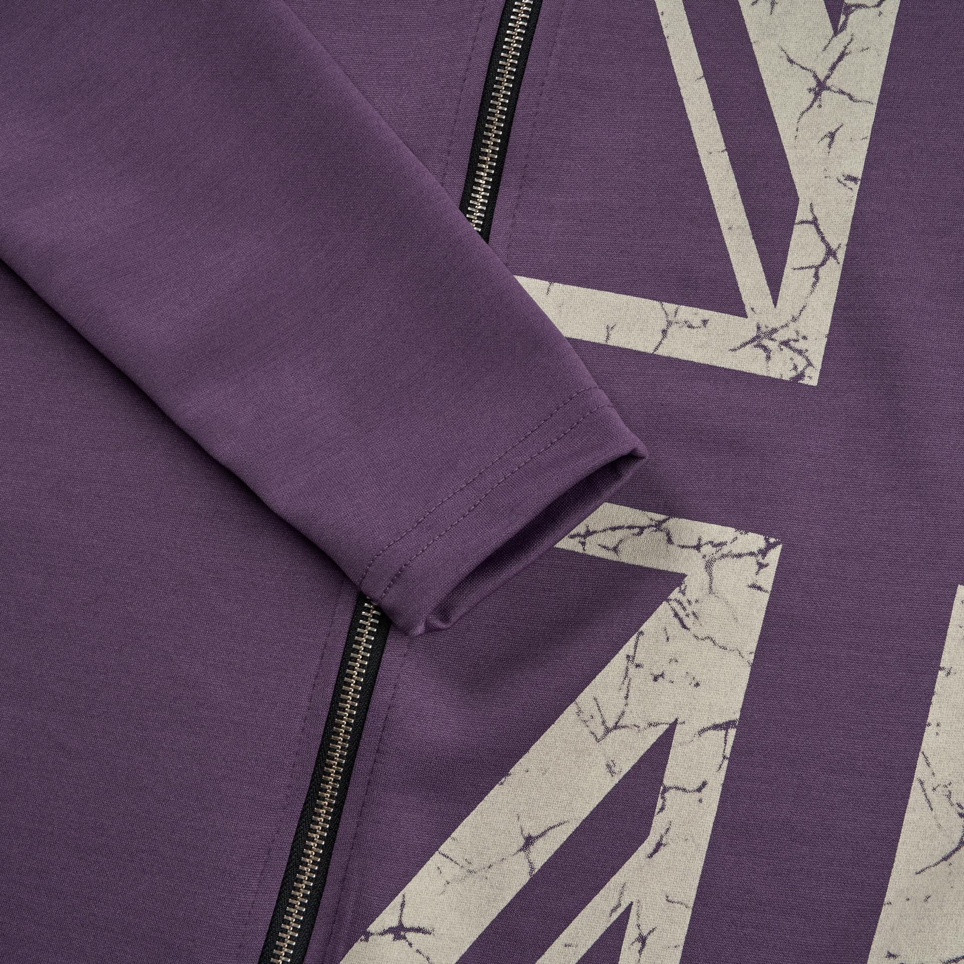 England slim jersey zip-up