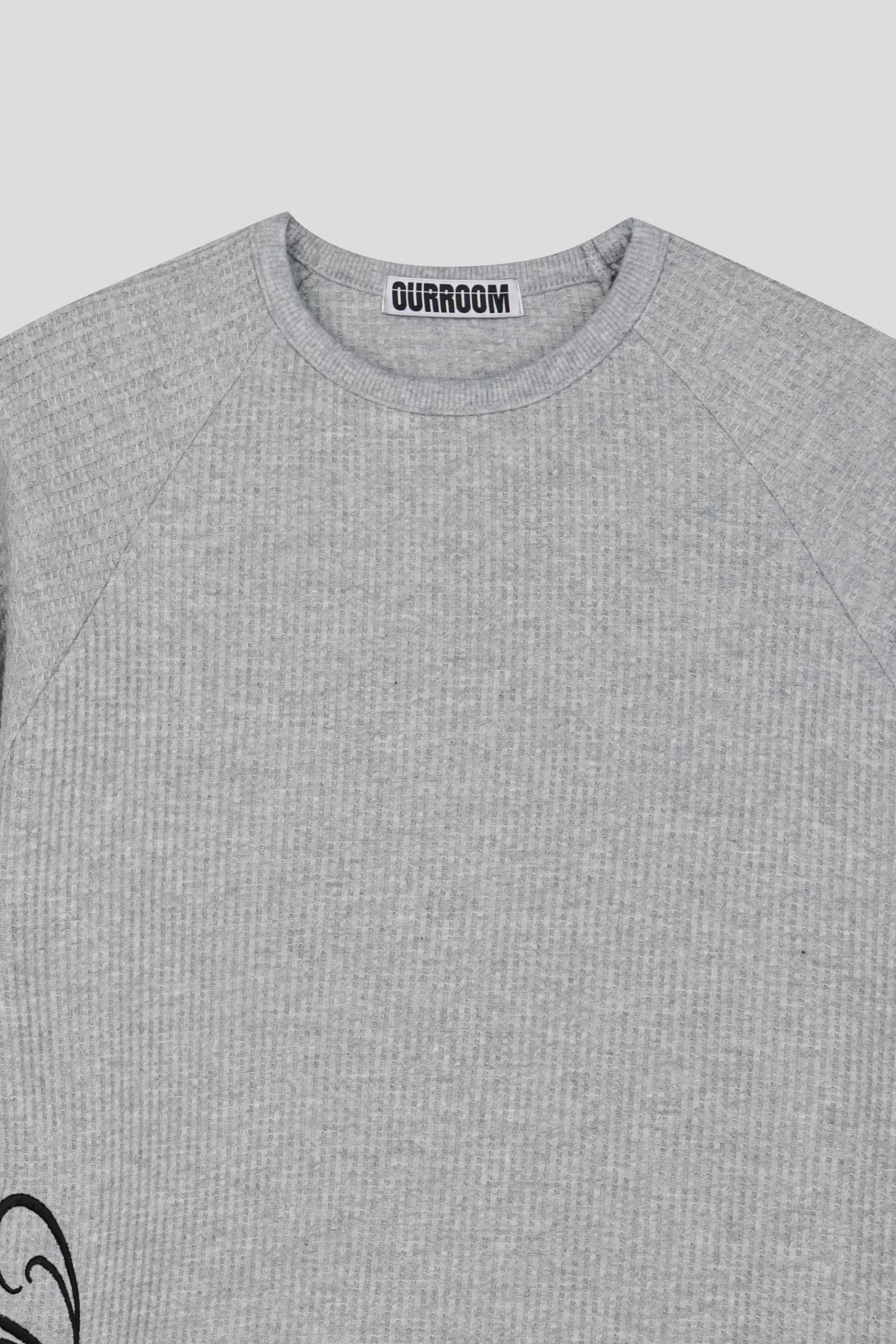 Chicano waffle muscle half t
