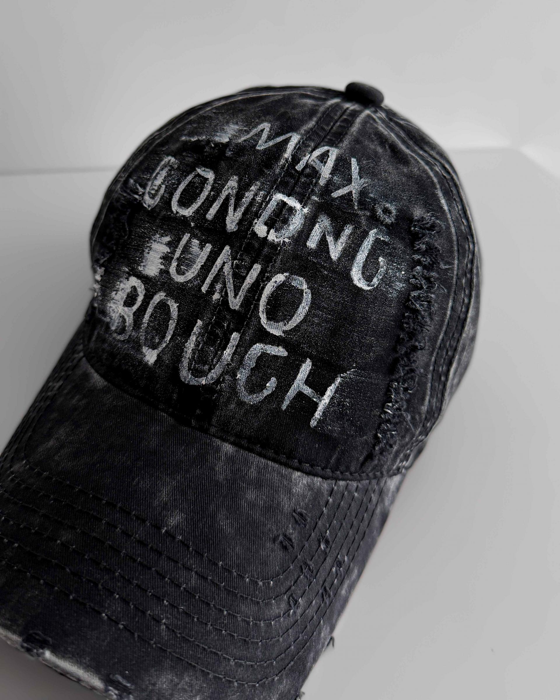 Washed graffiti ball cap