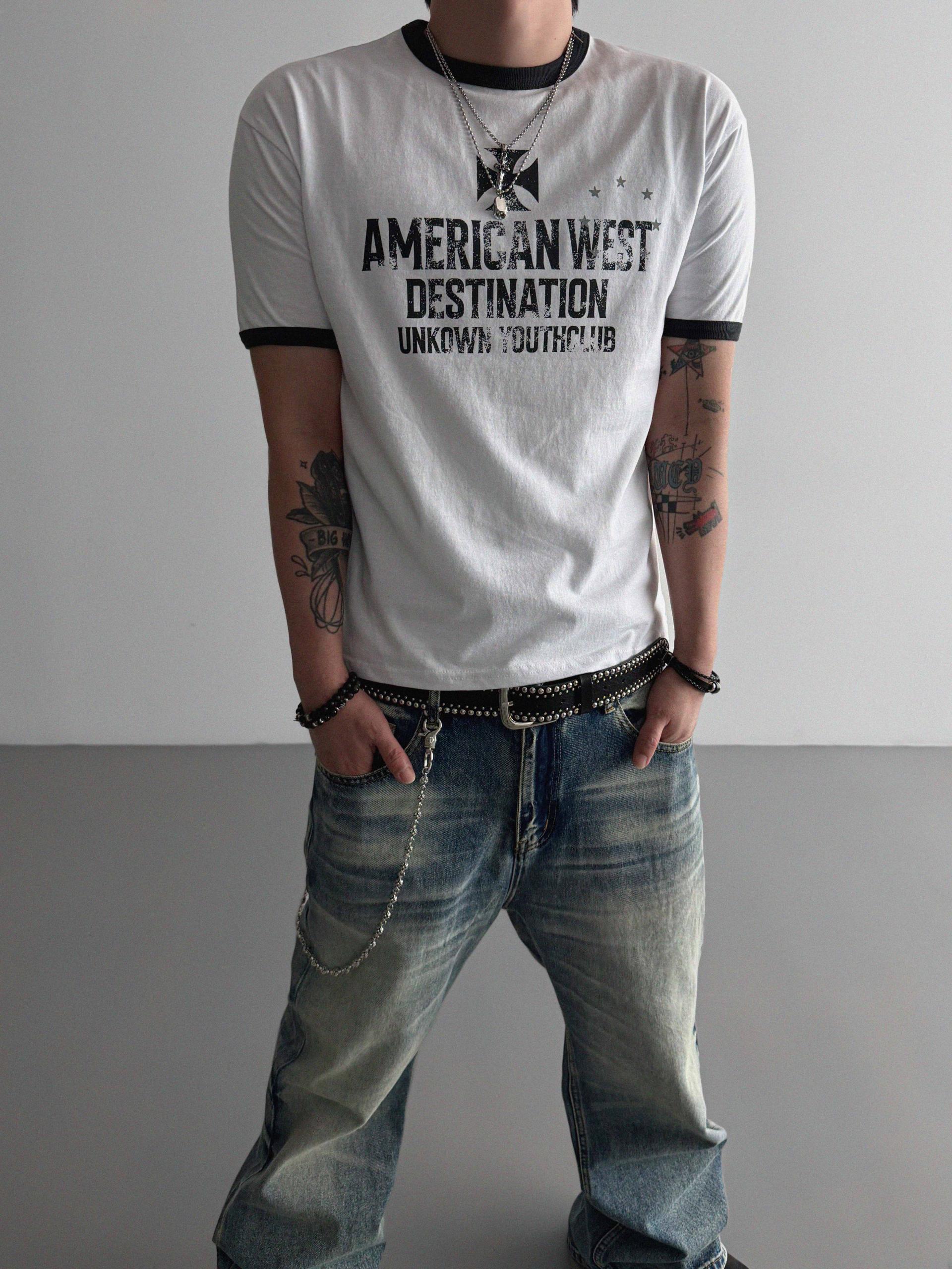 Mobe sand flare denim pants