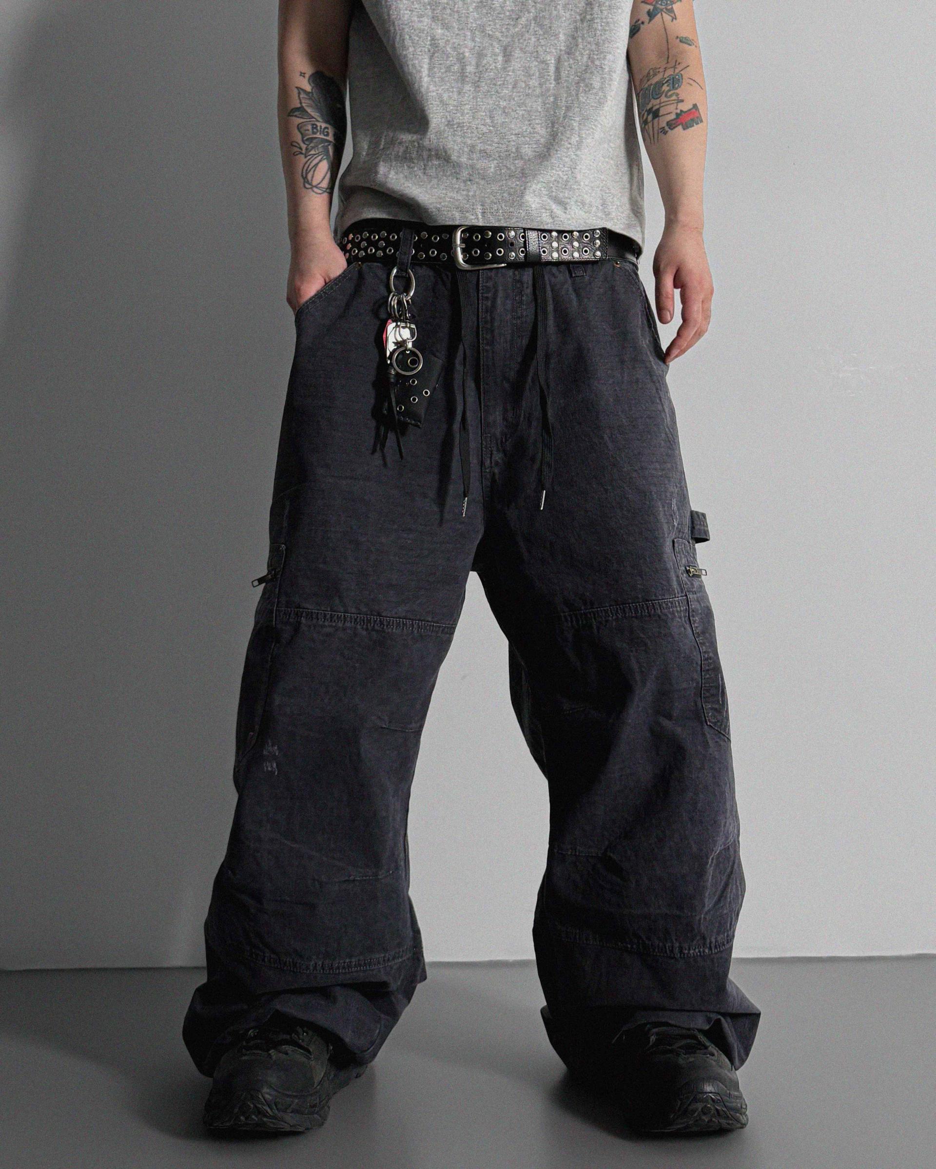 Vintage wide work pants