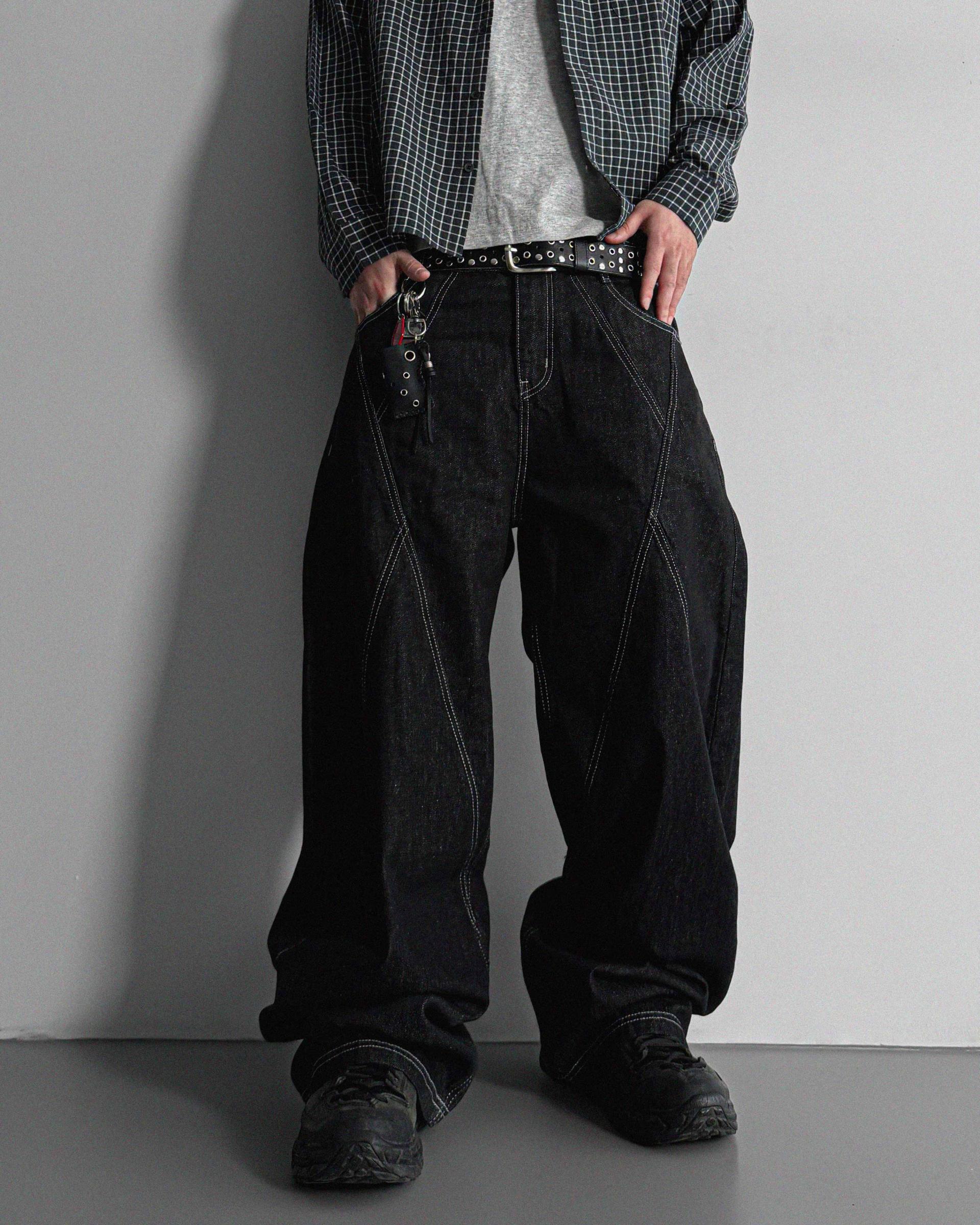 Excl Stitch denim pants