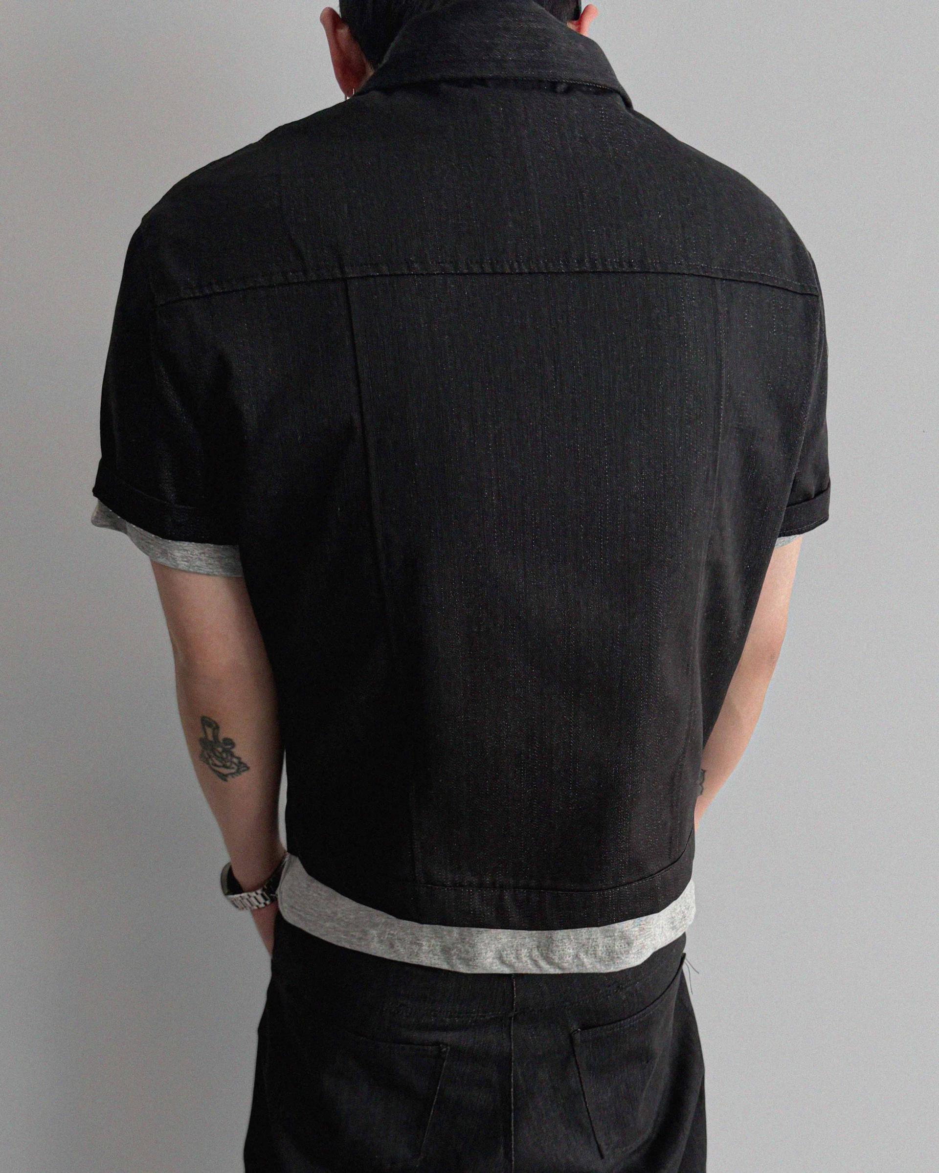 Core non fade crop half jacket