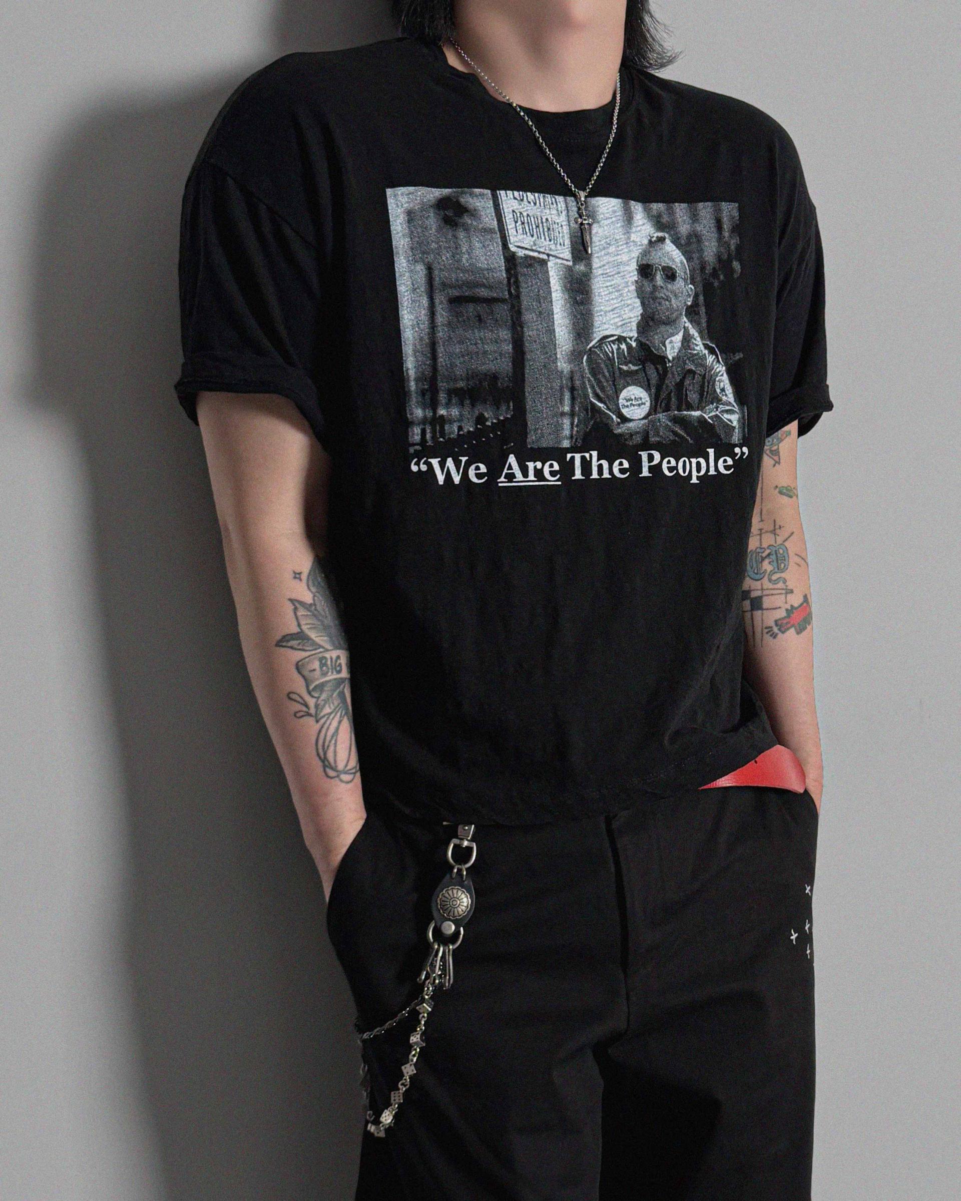 Vintage taxi slap crop half t