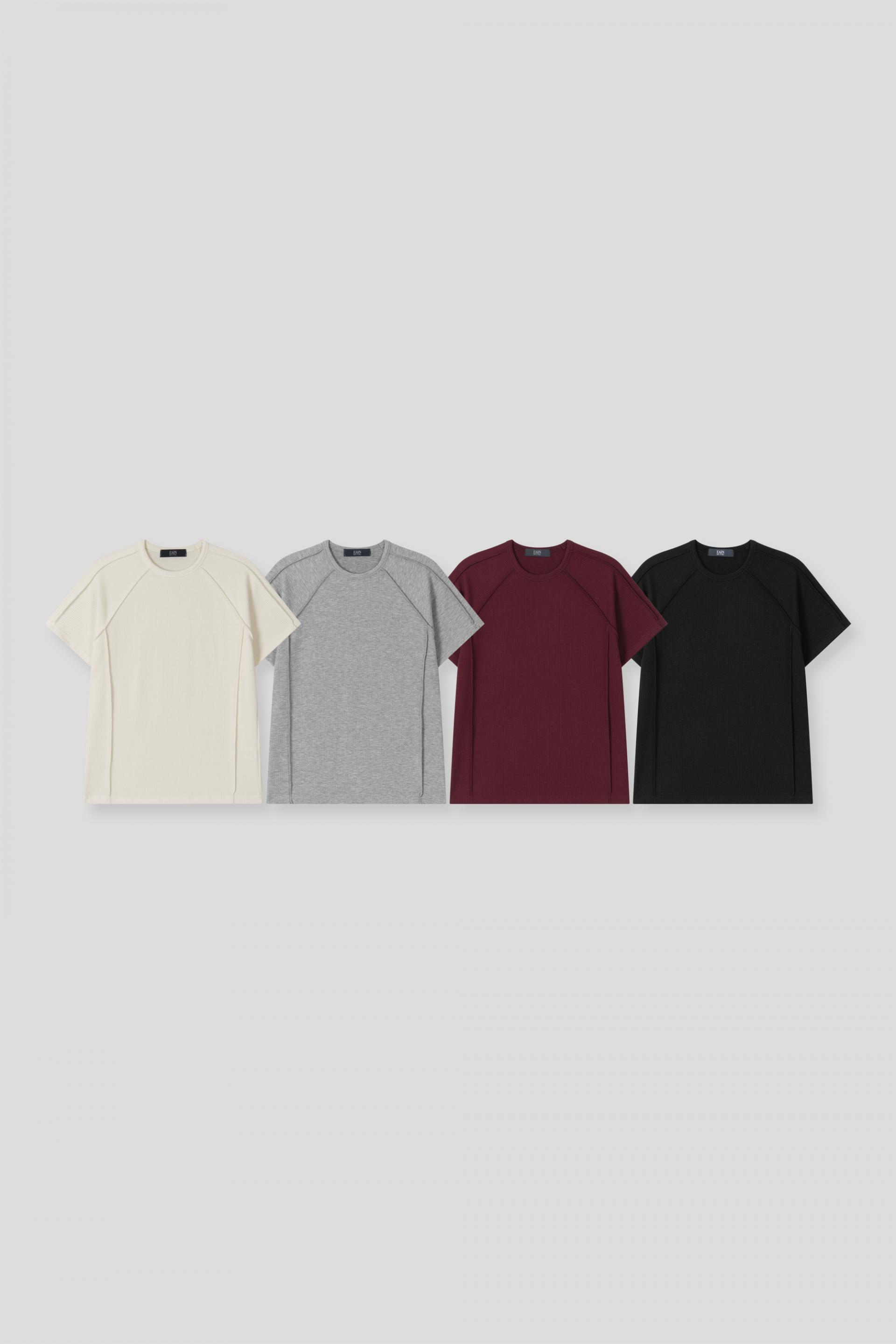 Outside incision ribbed muscle half t