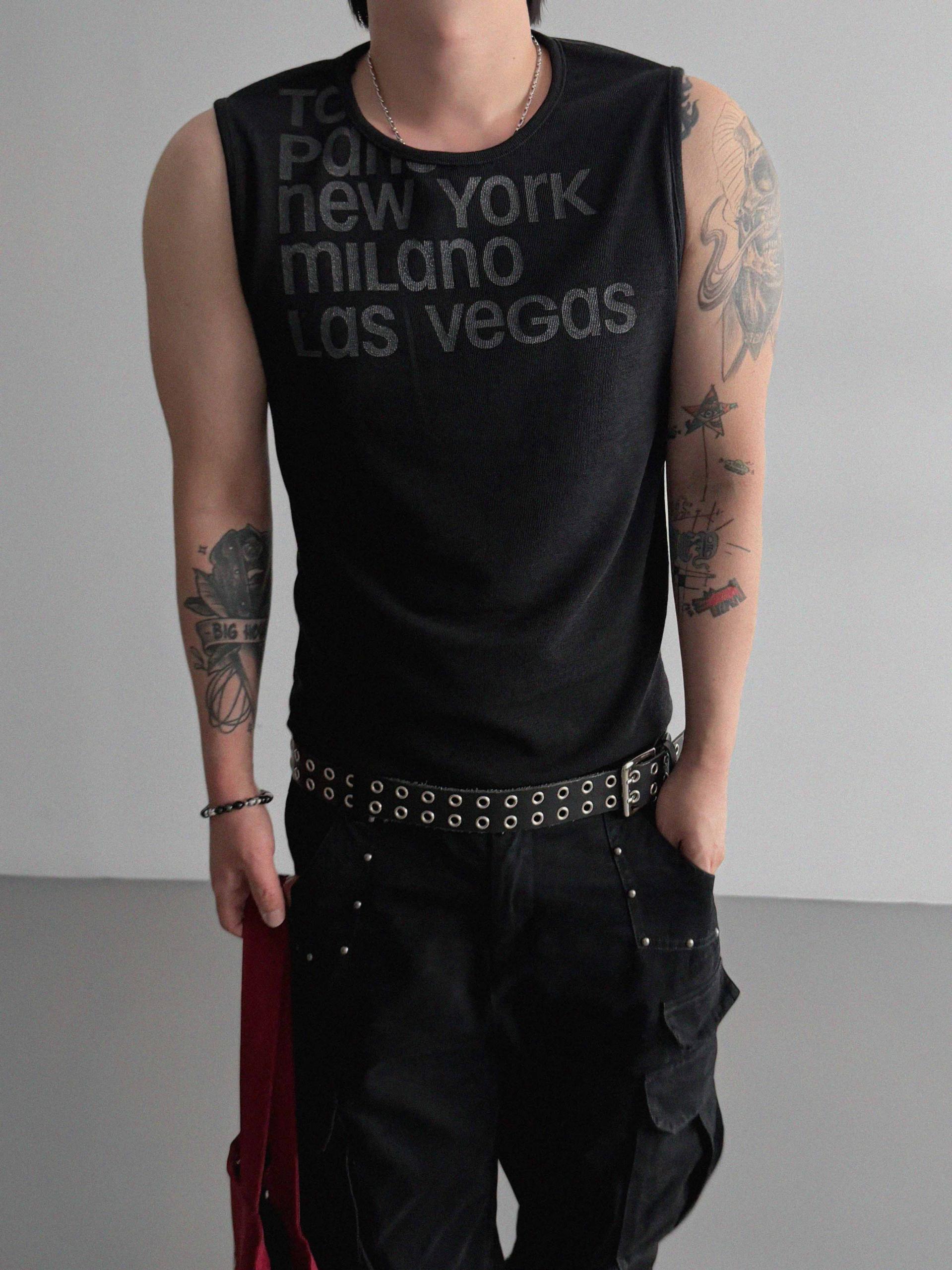 Milano crop sleeveless