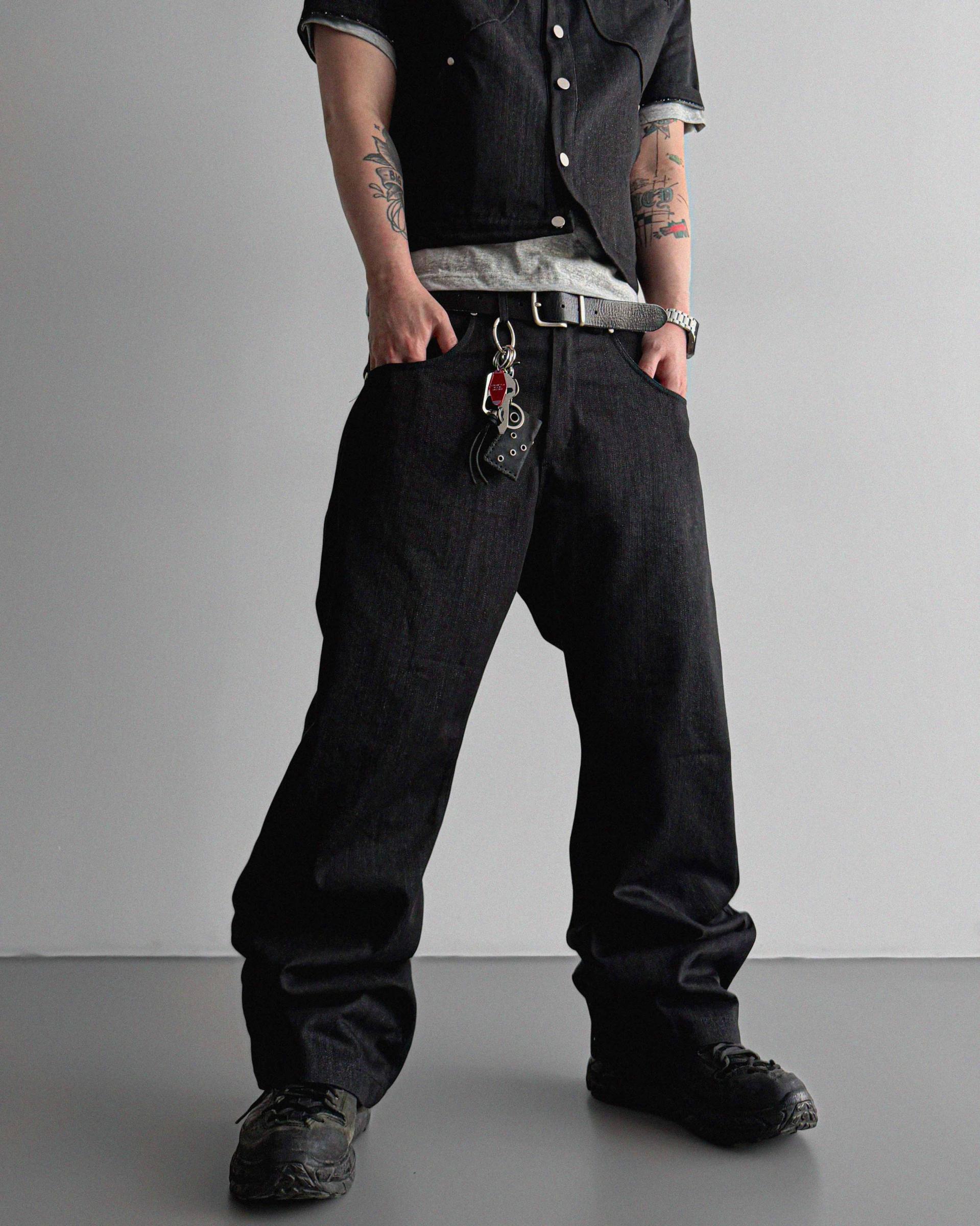 Core non fade sagging jeans