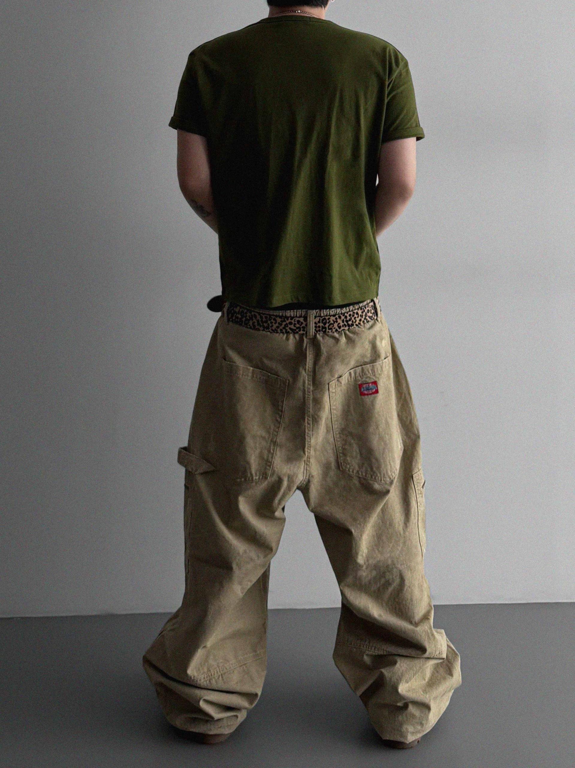 Vintage wide work pants