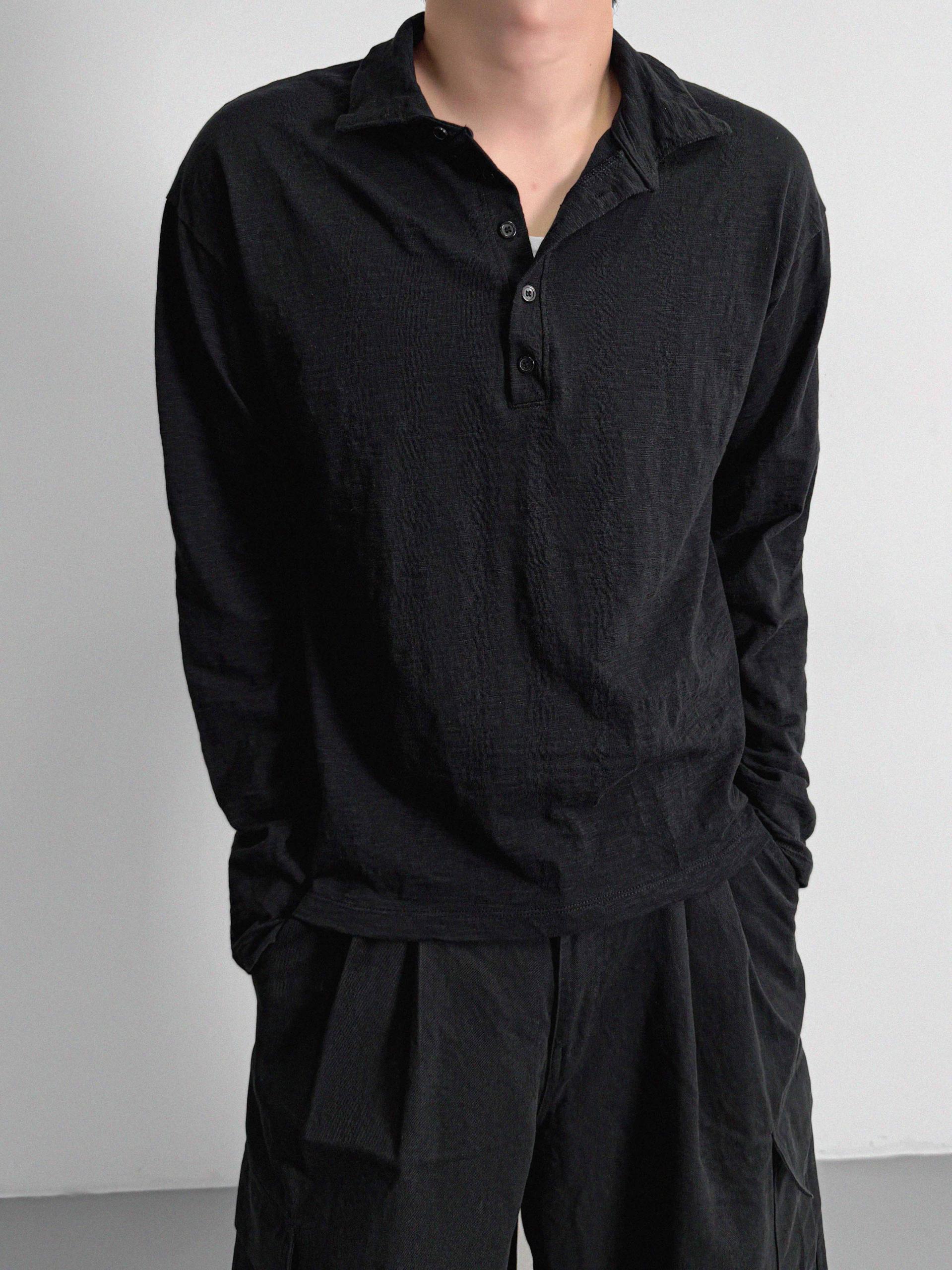 Slab 5 button collar t