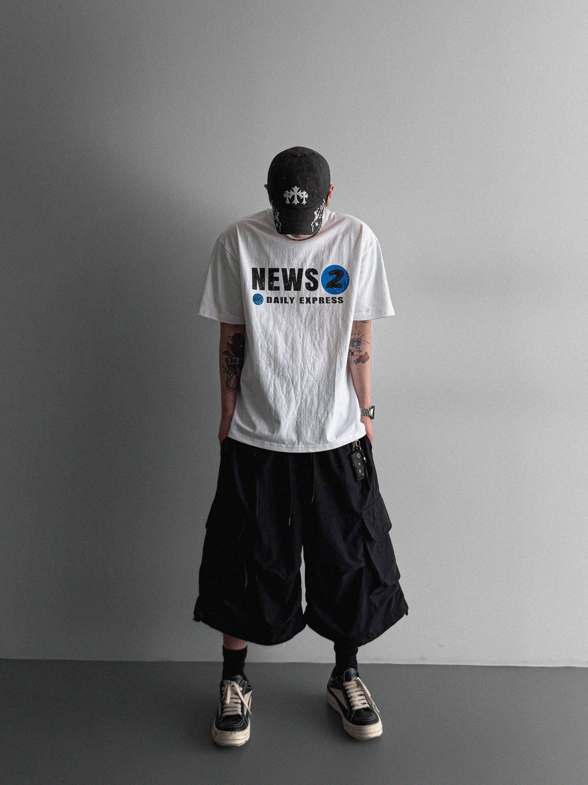 Nietzsche cargo bermuda pants
