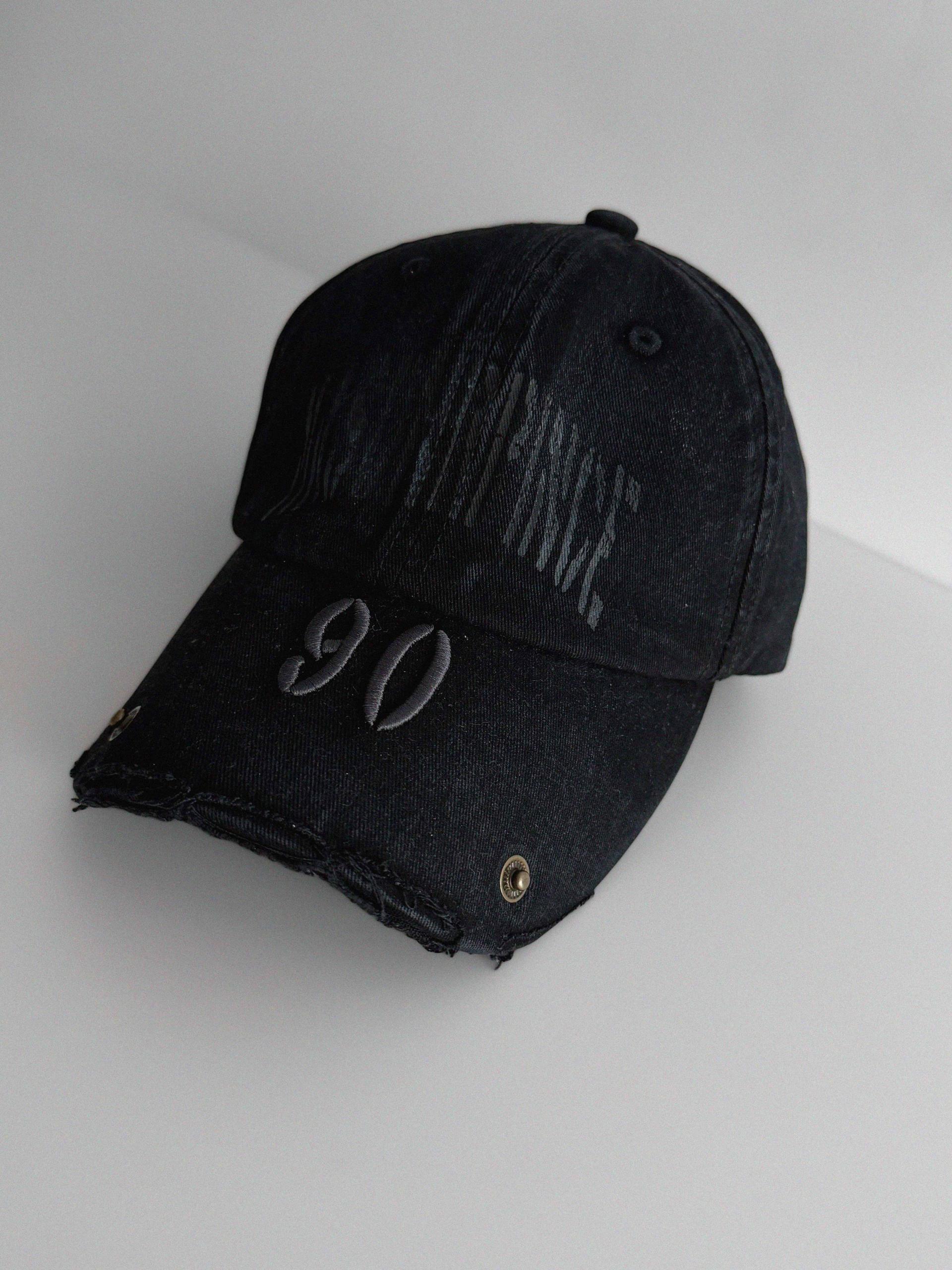 90 Destroyed ball cap