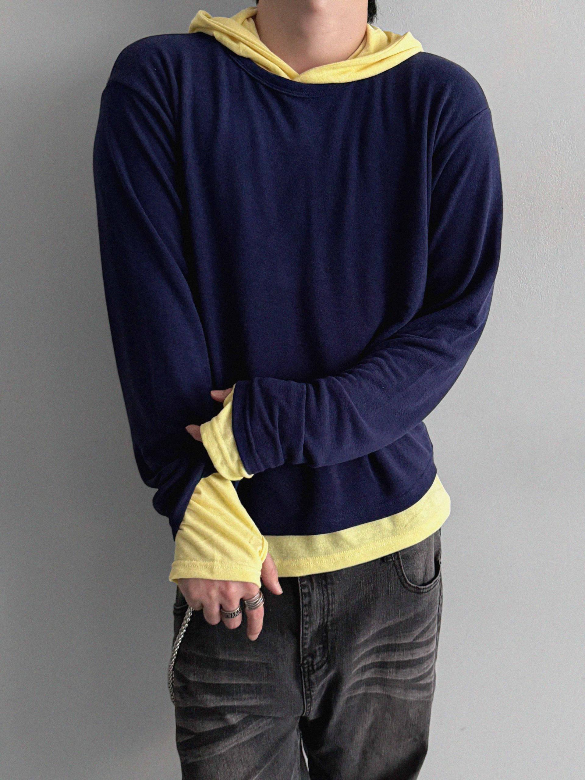 Index layered warmer hood t