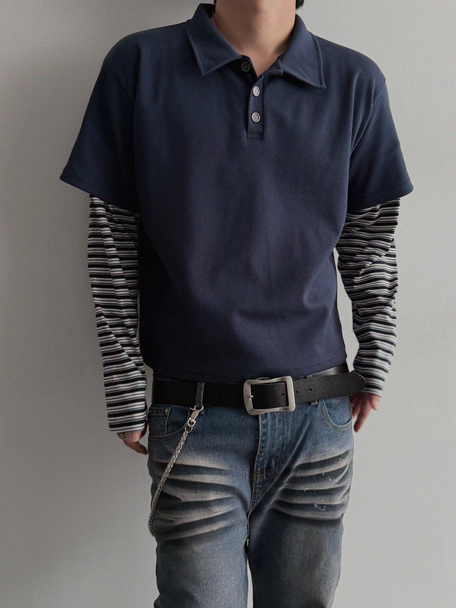 Shadow layered crop PK t