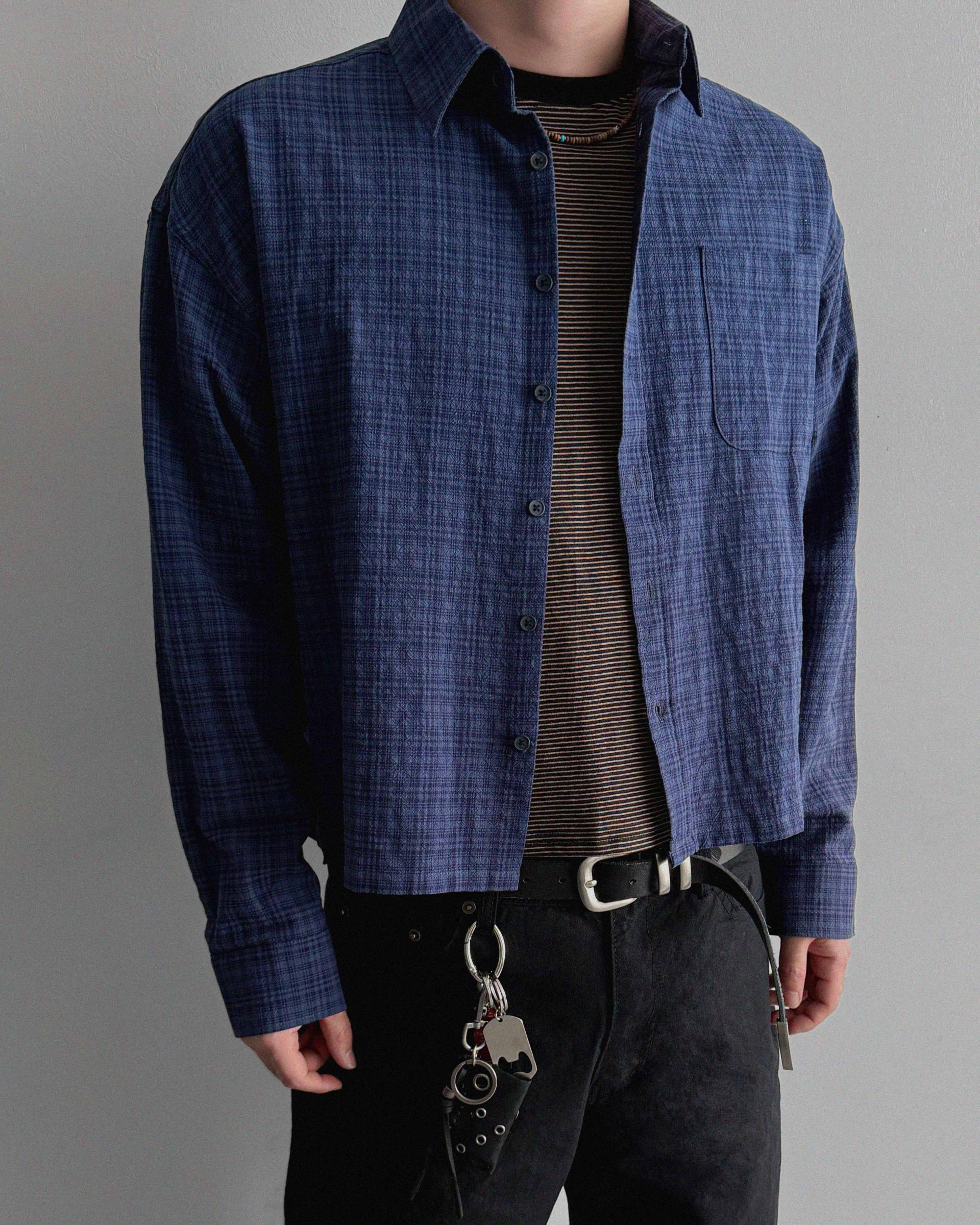 Paul crop check shirt