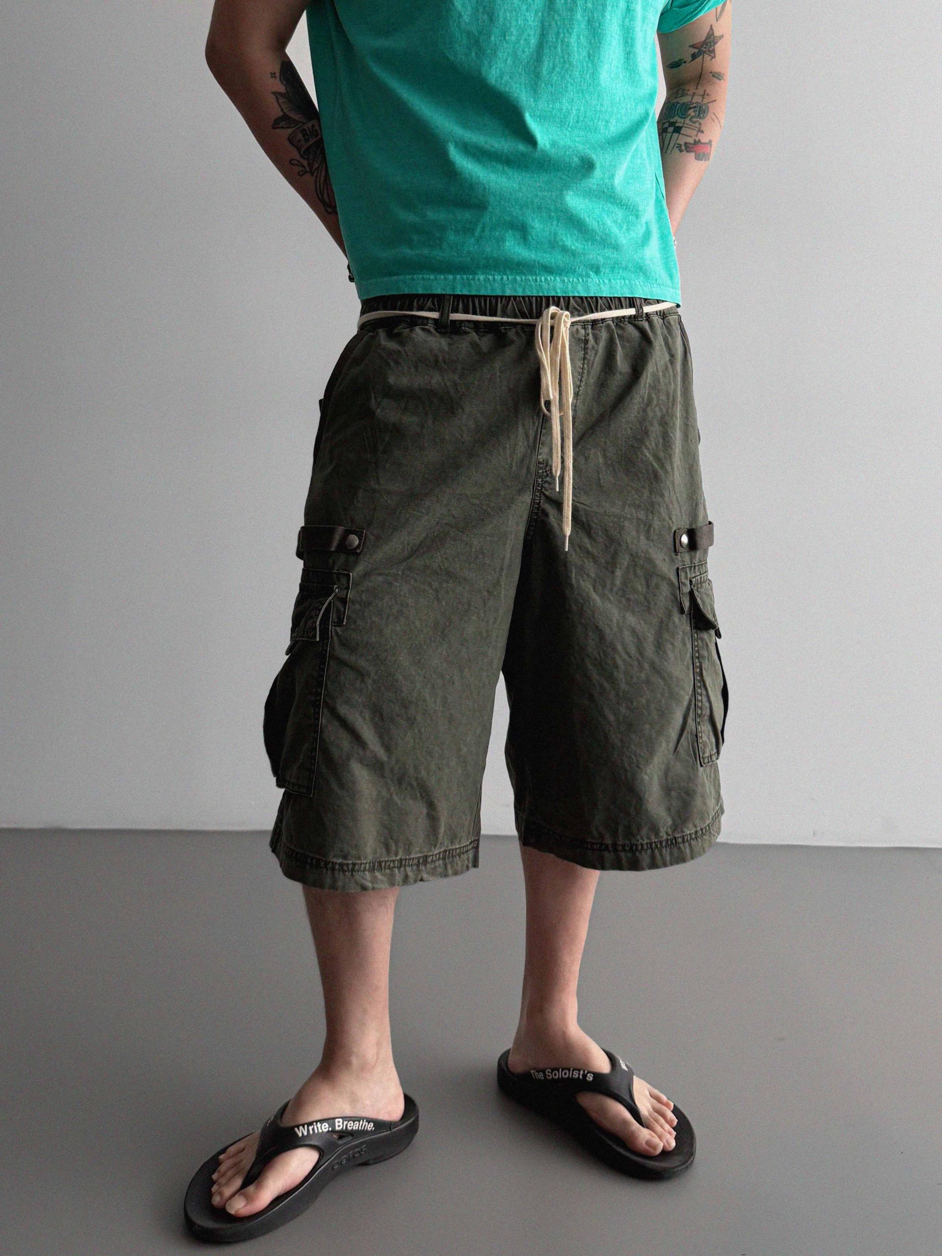 forsed cargo bermuda pants