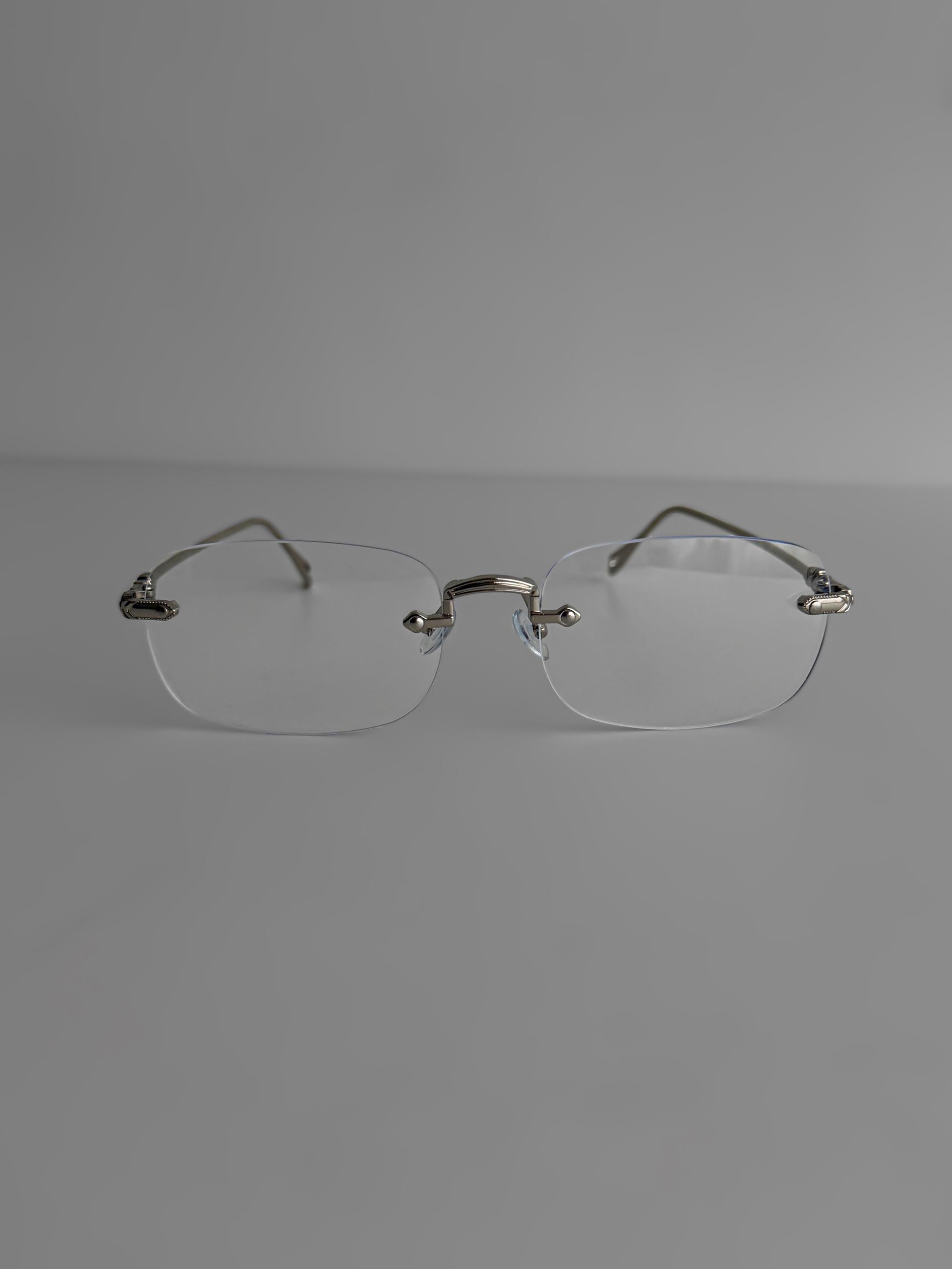 Viper metal rimless glasses