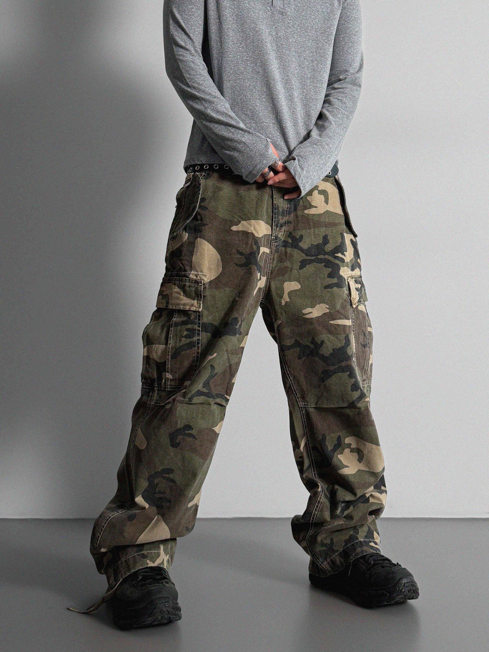 Works camo saging cargo pants