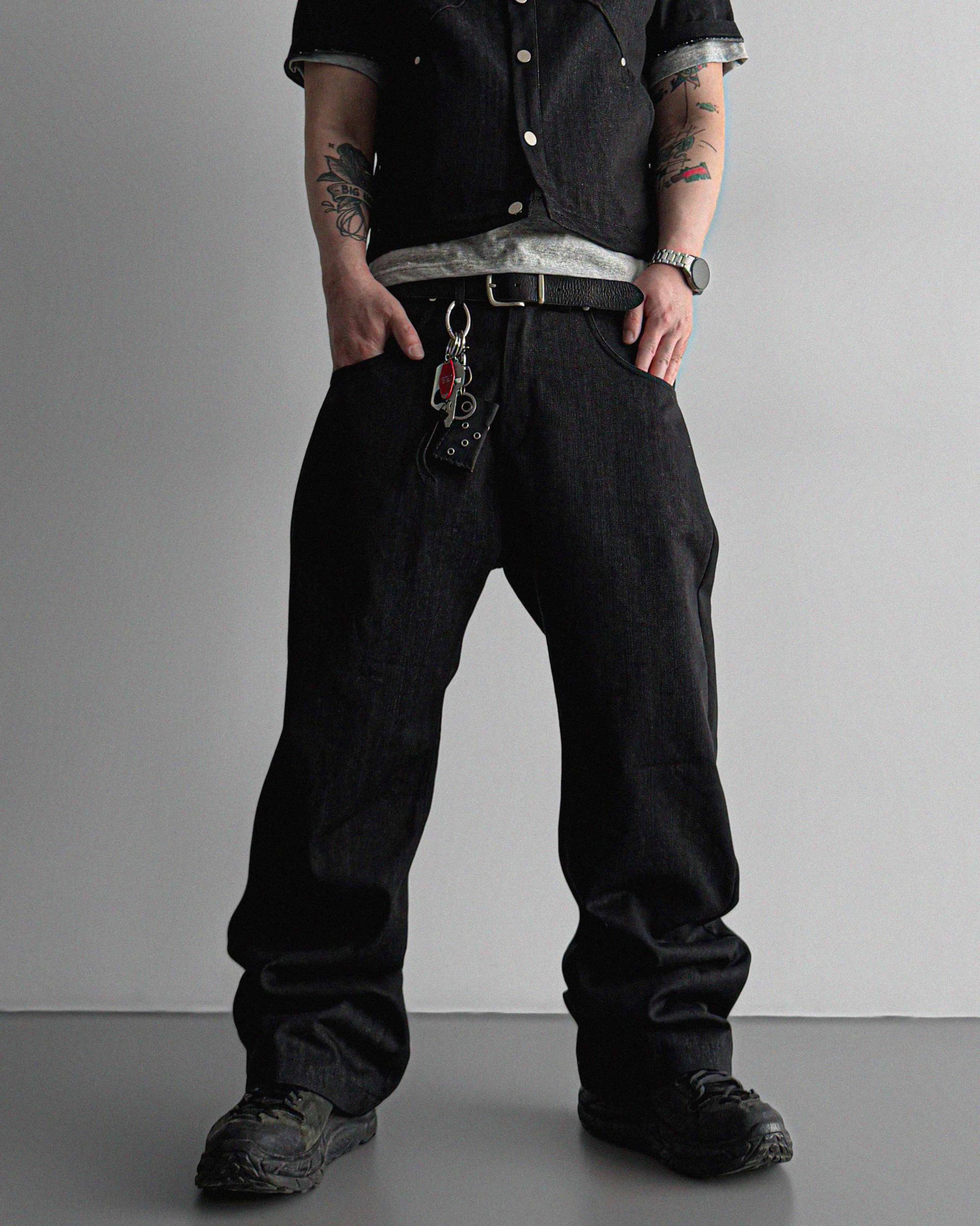 Core non fade sagging jeans