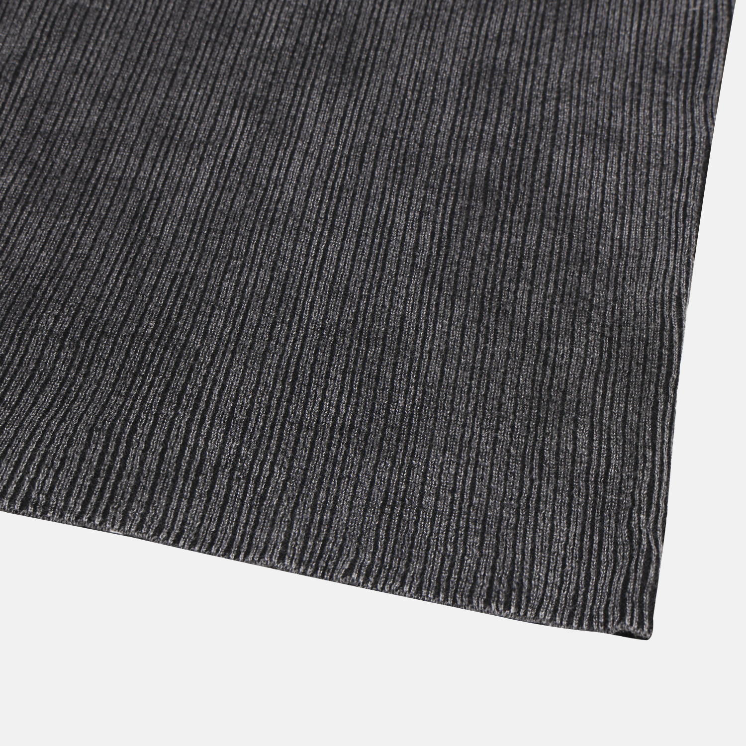 Garments ribbed collar muscle half T