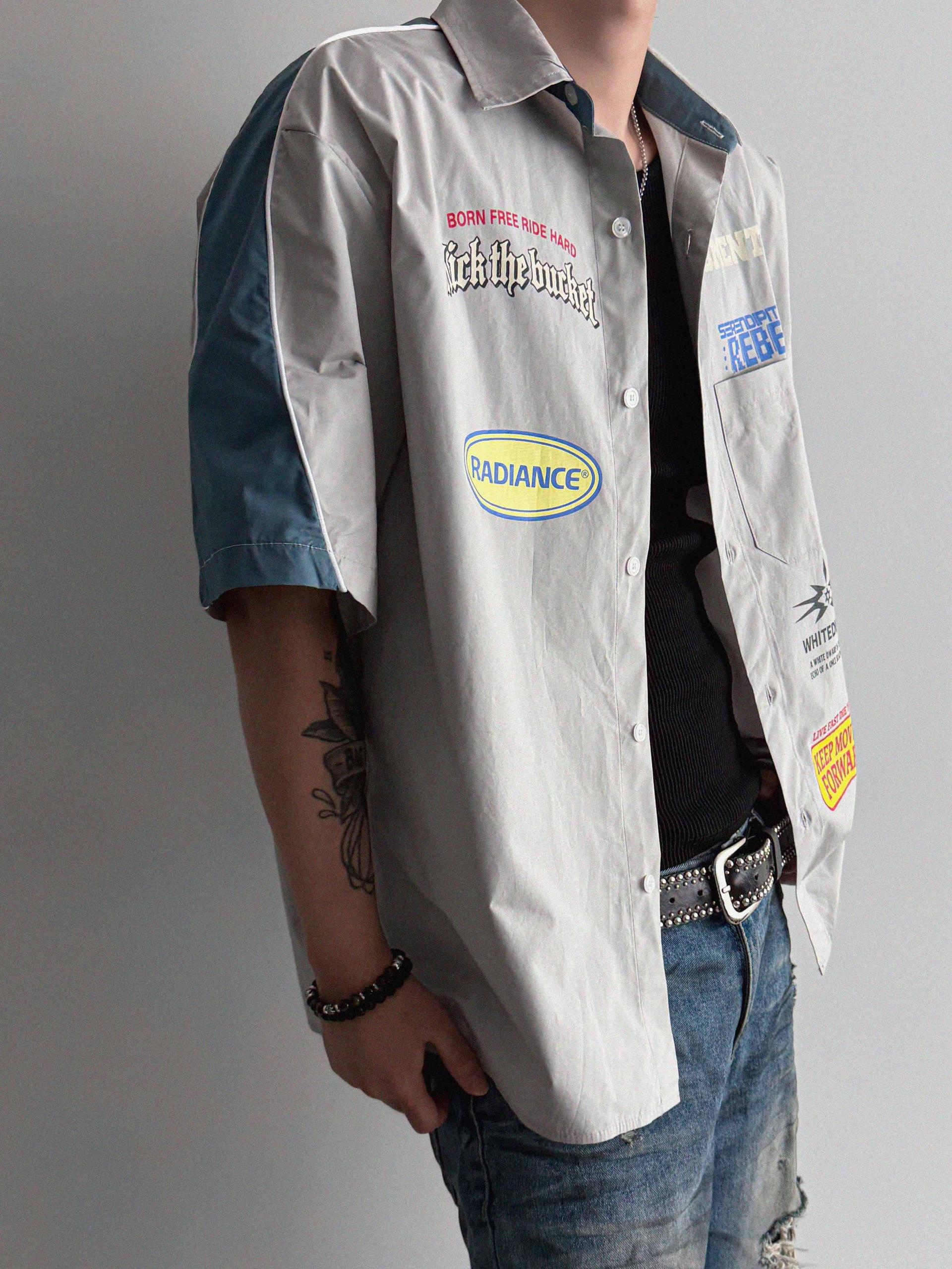 Mechanic over half shirt
