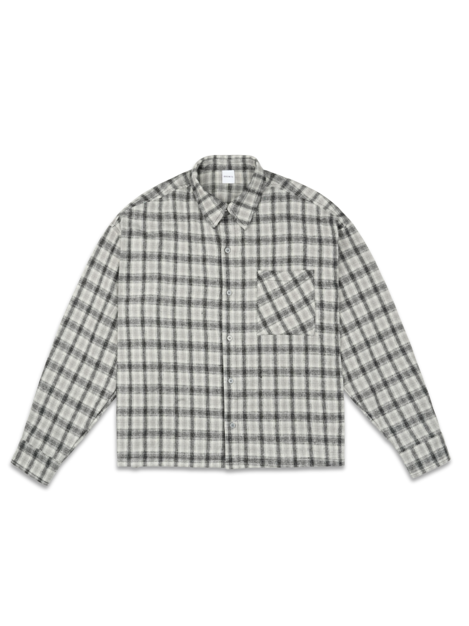 Opal crop check shirt