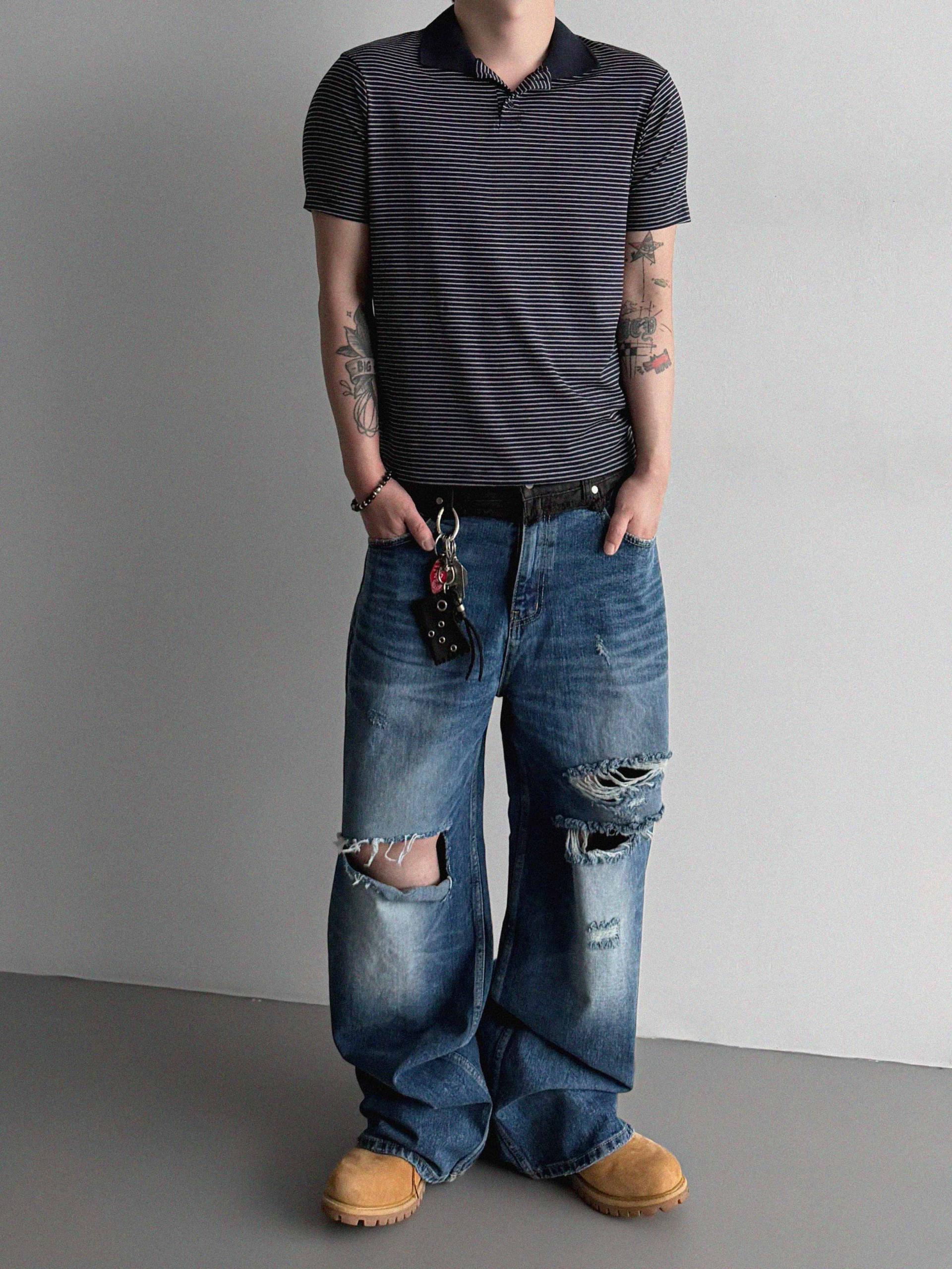 Cult collar half t