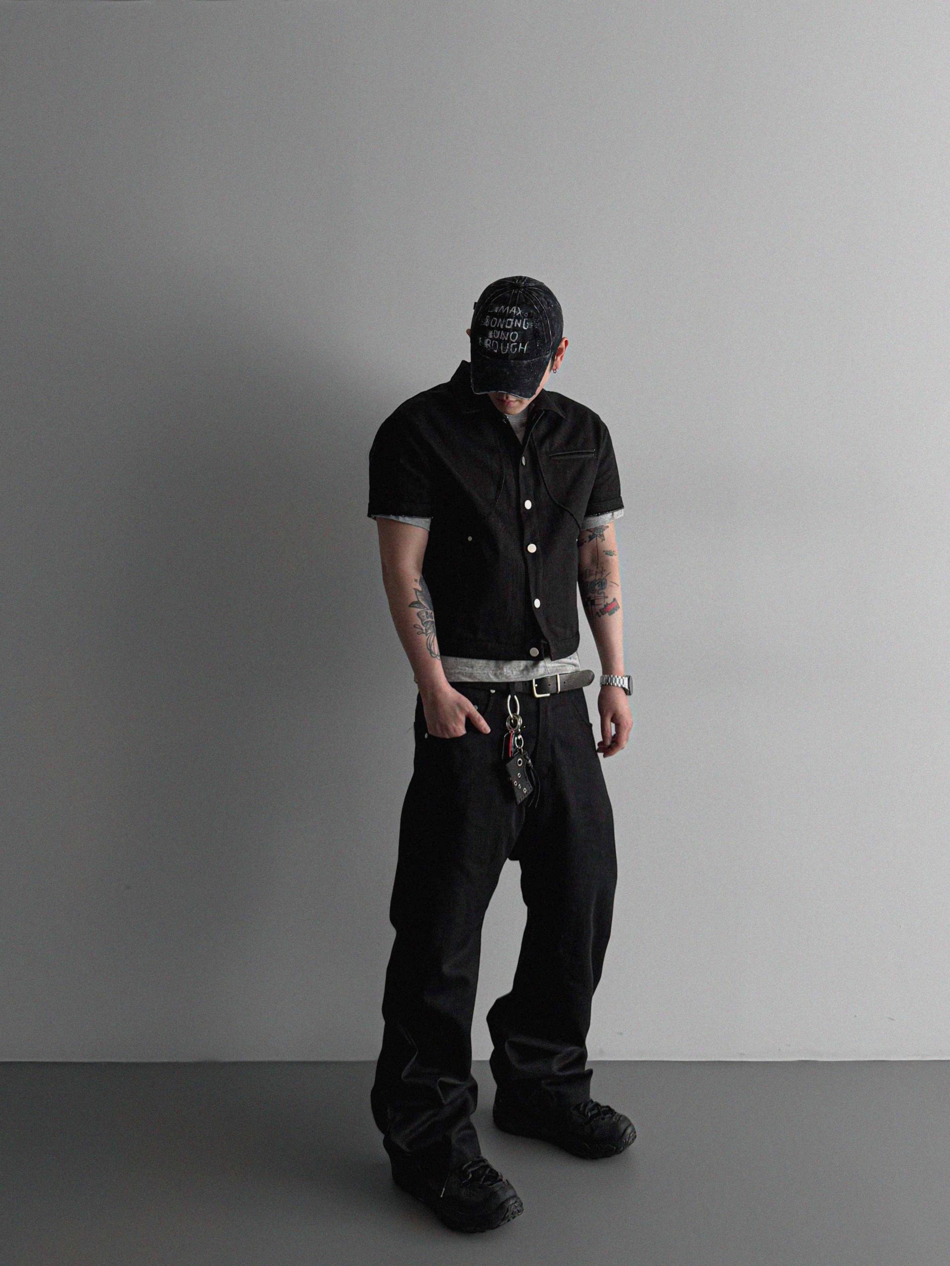 Core non fade crop half jacket