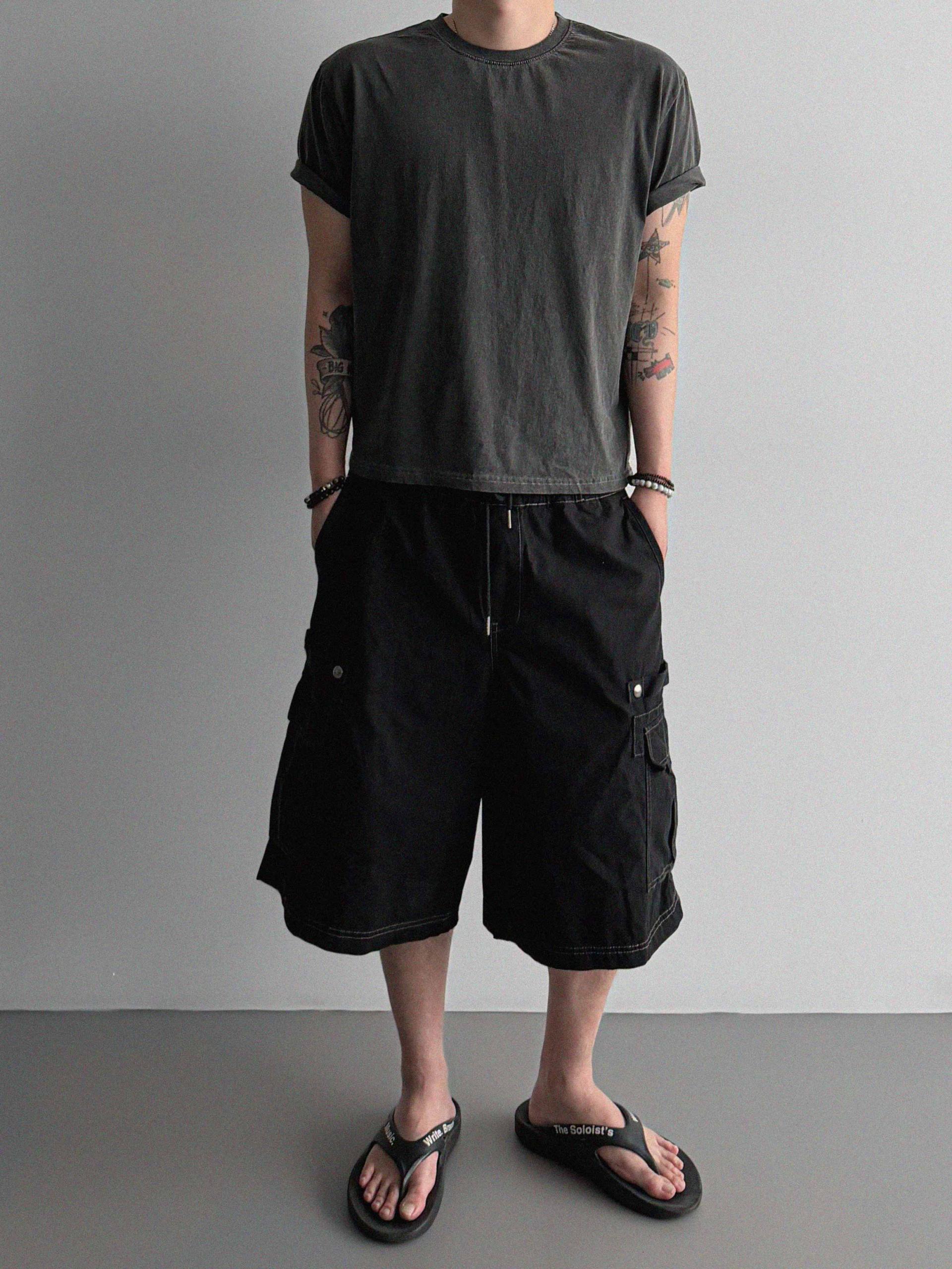forsed cargo bermuda pants