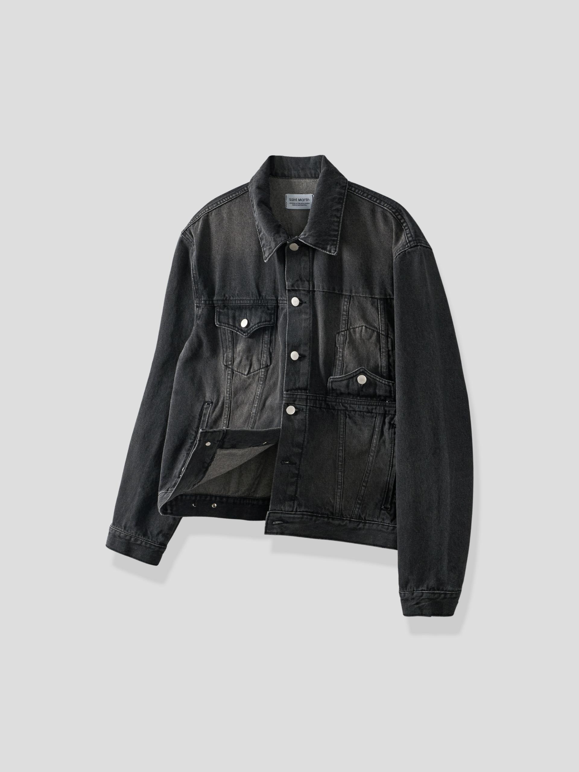 Mabel reverse crop denim jacket