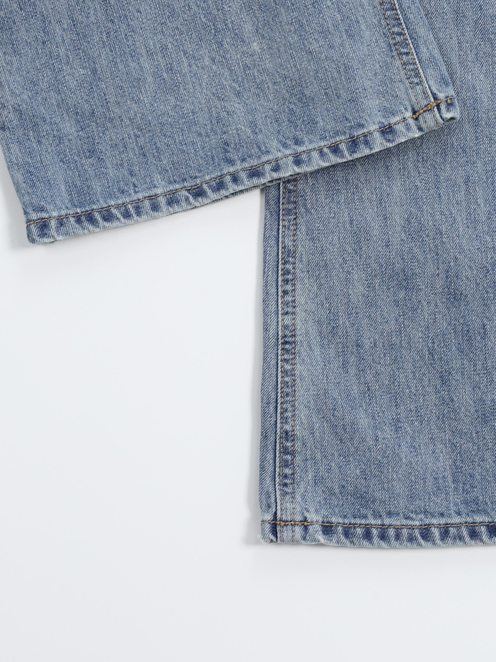 Graysh blue flared jeans