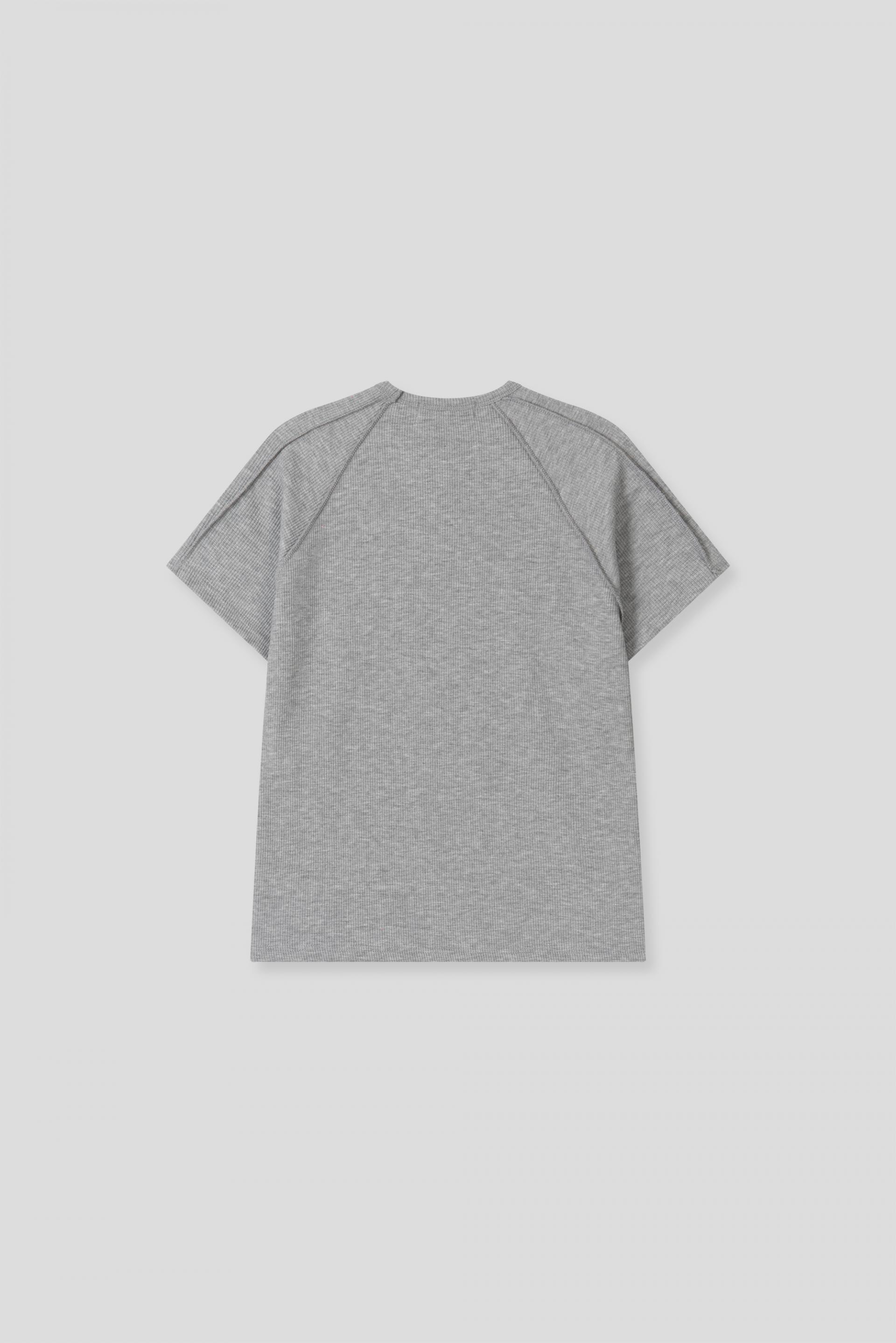 Outside incision ribbed muscle half t